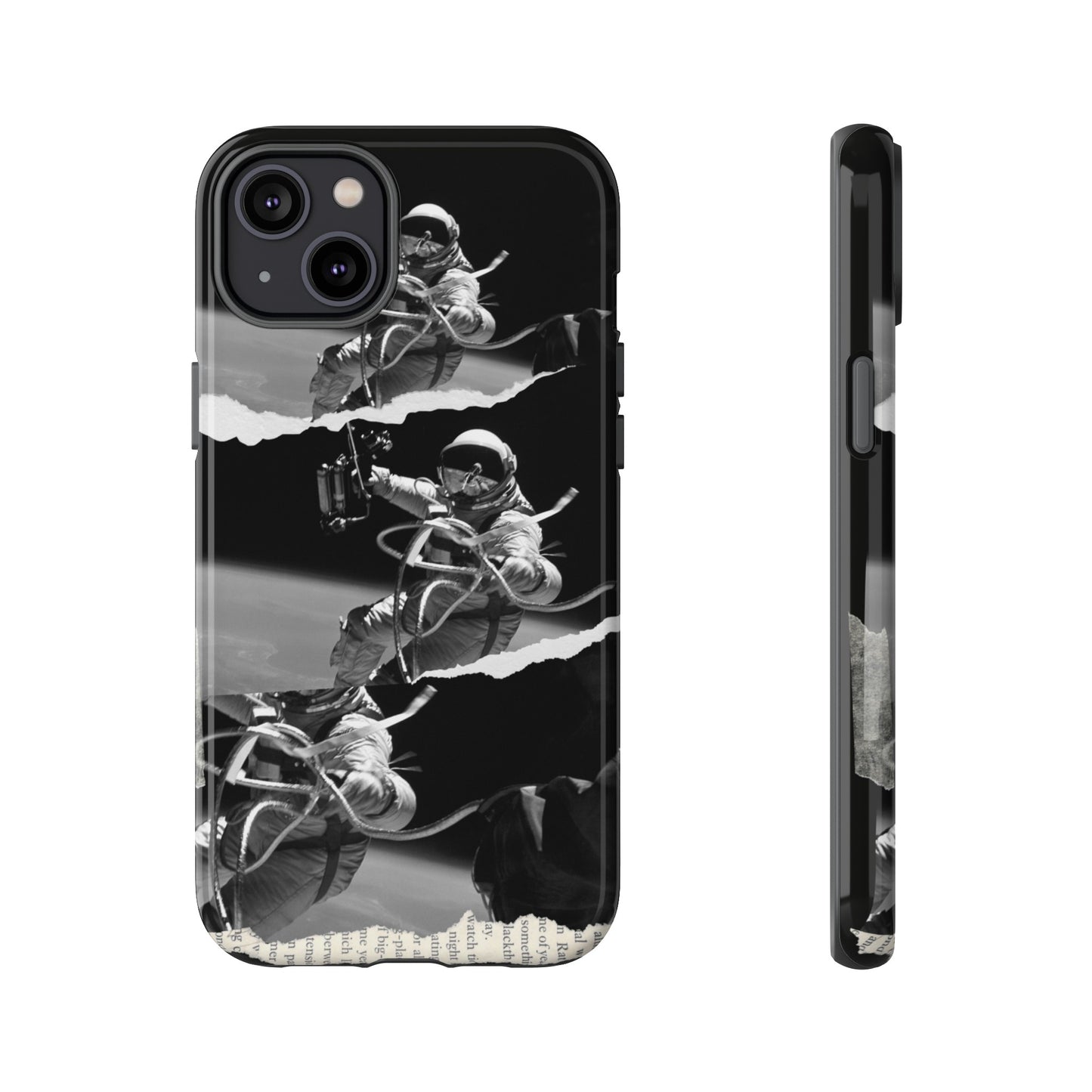 Astronaut Collage Phone Case | iPhone 15 Plus/ Pro, 14, 13, 12| Google Pixel 7, Pro, 5| Samsung Galaxy S23 All Major Phone Models