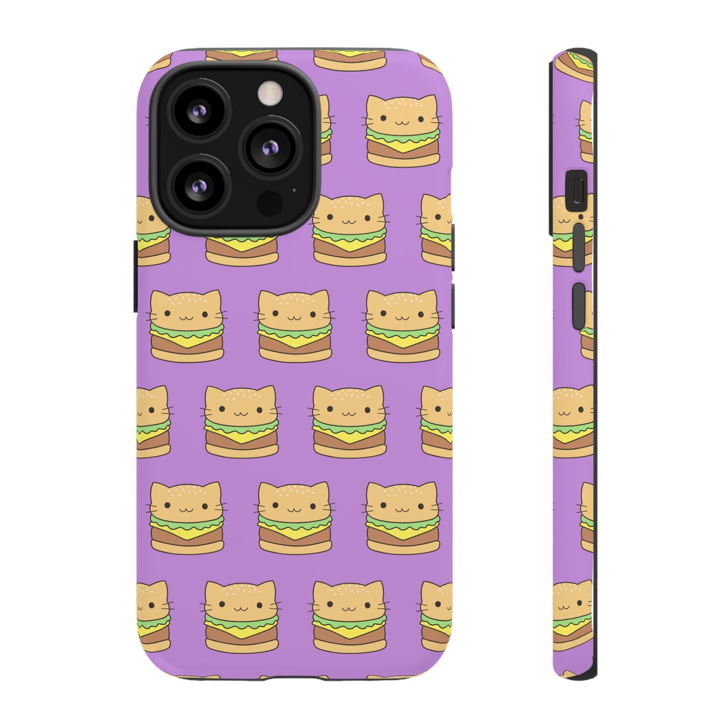 Cat Burger Phone Case | iPhone 15 Plus/ Pro, 14, 13, 12| Google Pixel 7, Pro, 5| Samsung Galaxy S23 All Major Phone Models