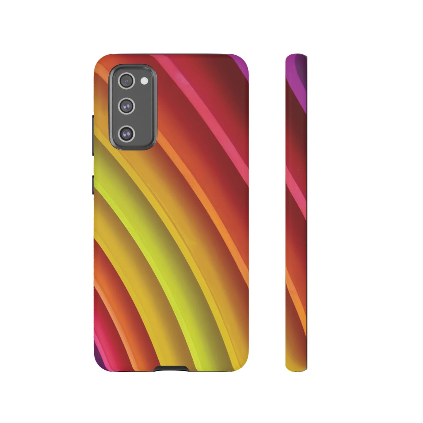 Curved Colourful Wallpaper Phone Case | iPhone 15 Plus/ Pro, 14, 13, 12| Google Pixel 7, Pro, 5| Samsung Galaxy S23 All Major Phone Models