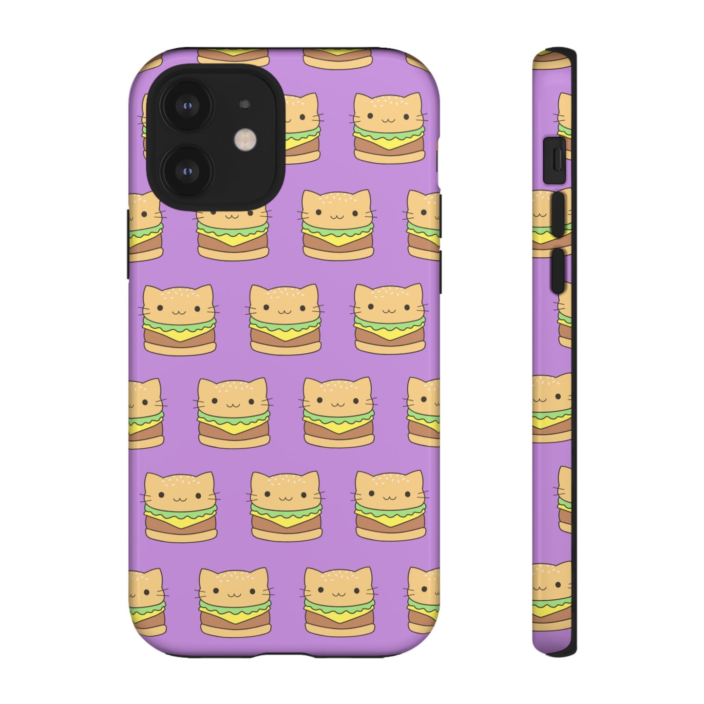 Cat Burger Phone Case | iPhone 15 Plus/ Pro, 14, 13, 12| Google Pixel 7, Pro, 5| Samsung Galaxy S23 All Major Phone Models