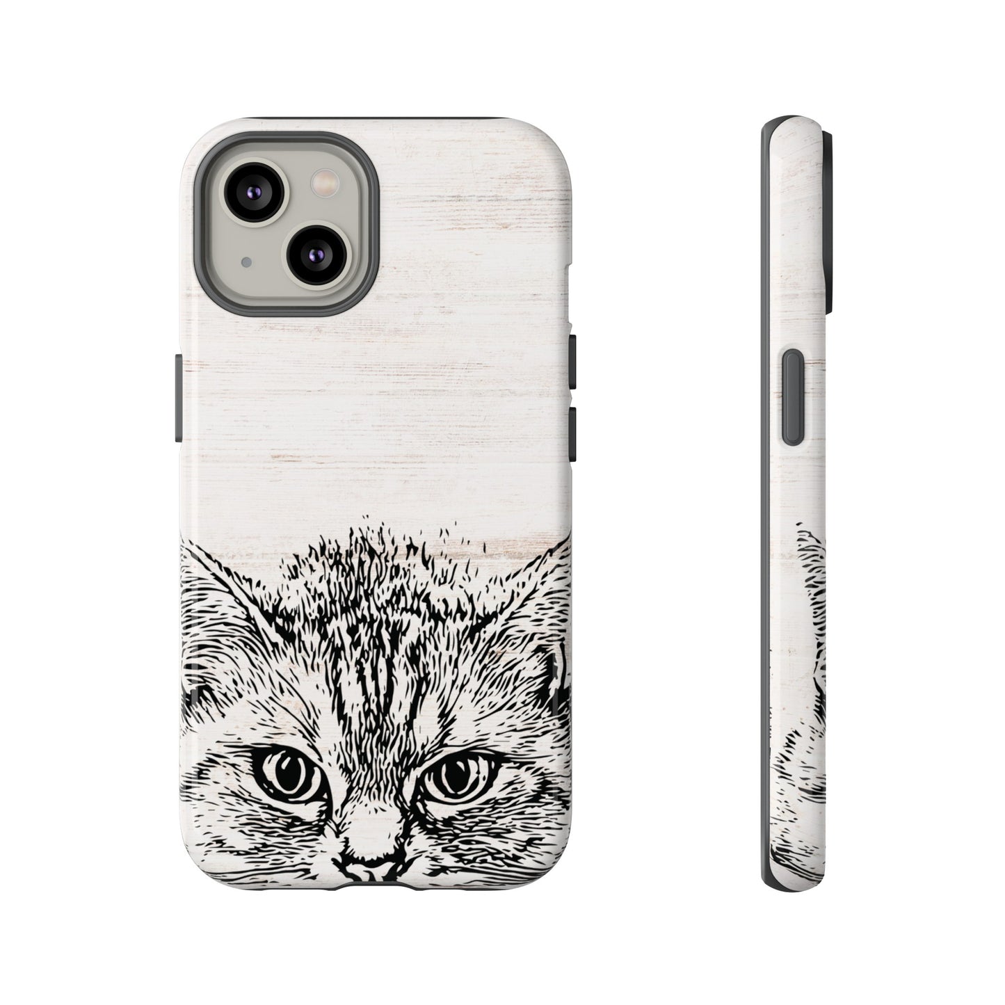 Close- Up Cat Wallpaper Phone Case | iPhone 15 Plus/ Pro, 14, 13, 12| Google Pixel 7, Pro, 5| Samsung Galaxy S23 All Major Phone Models