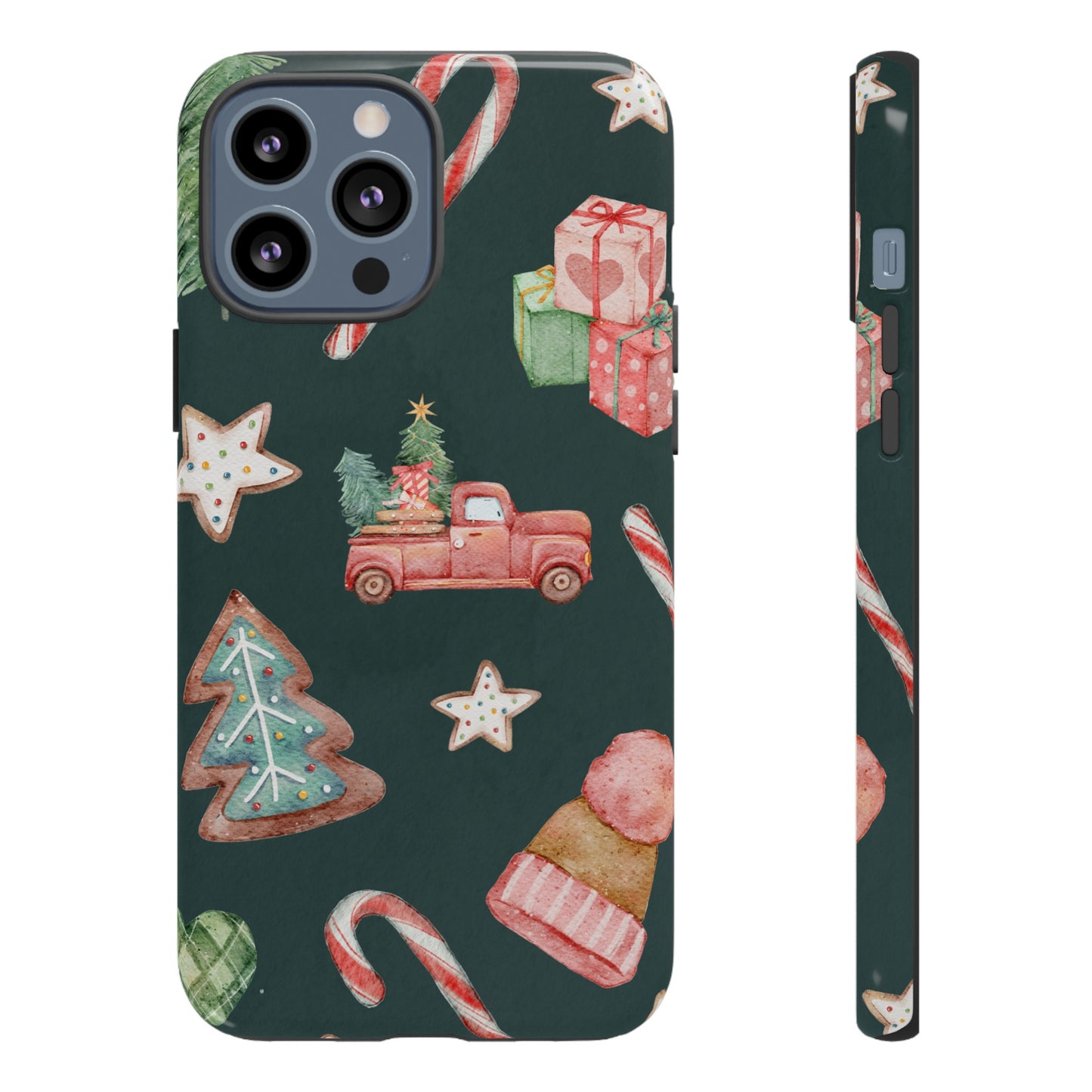 Festive Christmas Wallpaper Phone Case | iPhone 15 Plus/ Pro, 14, 13, 12| Google Pixel 7, Pro, 5| Samsung Galaxy S23 All Major Phone Models