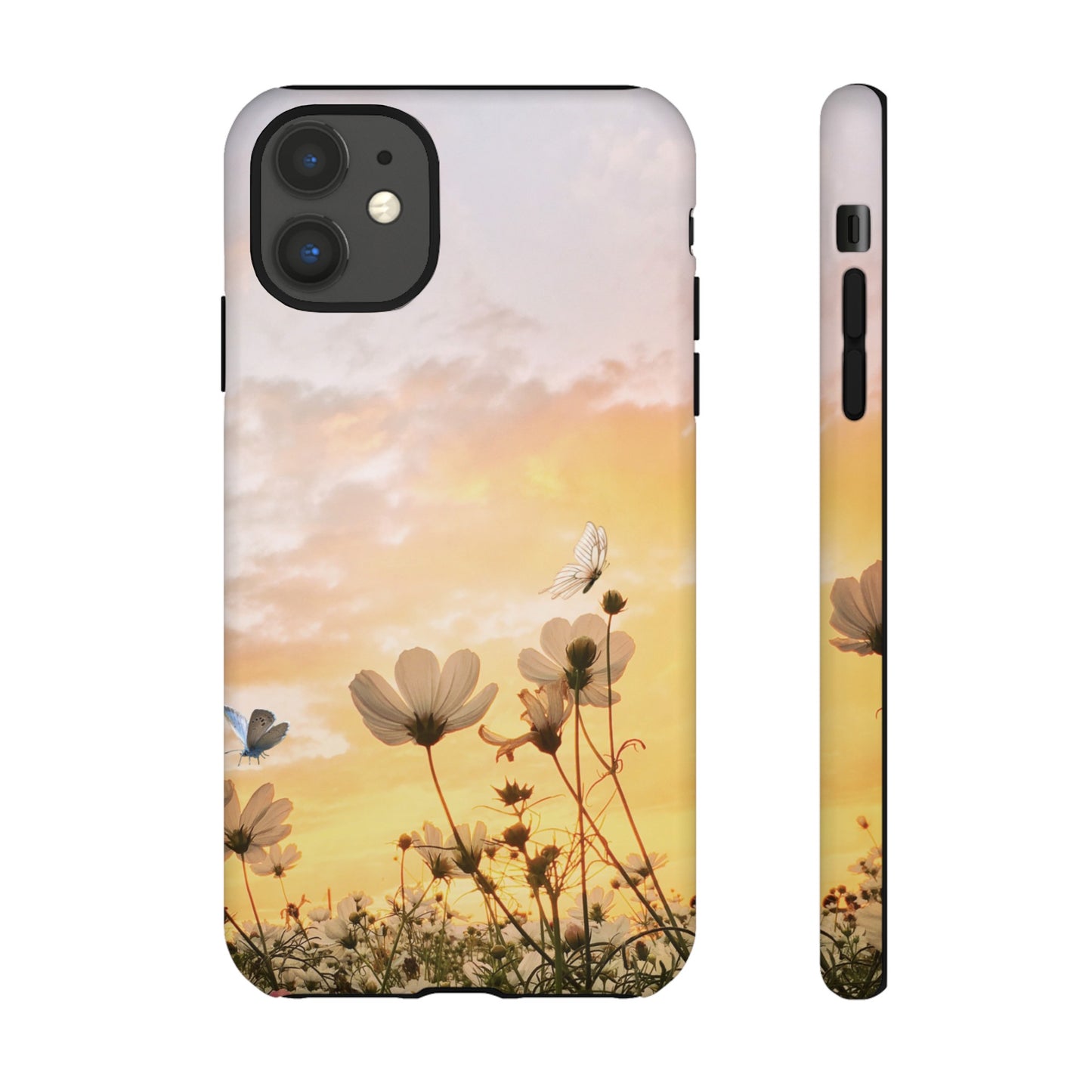 Flowers At Sunset Wallpaper Phone Case | iPhone 15 Plus/ Pro, 14, 13, 12| Google Pixel 7, Pro, 5| Samsung Galaxy S23 All Major Phone Models