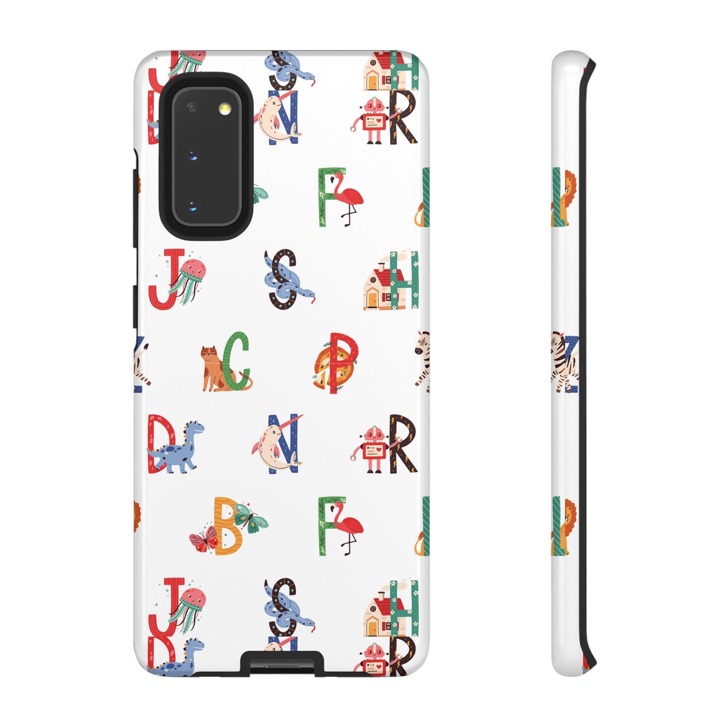 Alphabet Wallpaper Phone Case| iPhone 15 Plus/ Pro, 14, 13, 12| Google Pixel 7, Pro, 5| Samsung Galaxy S23 All Major Phone Models