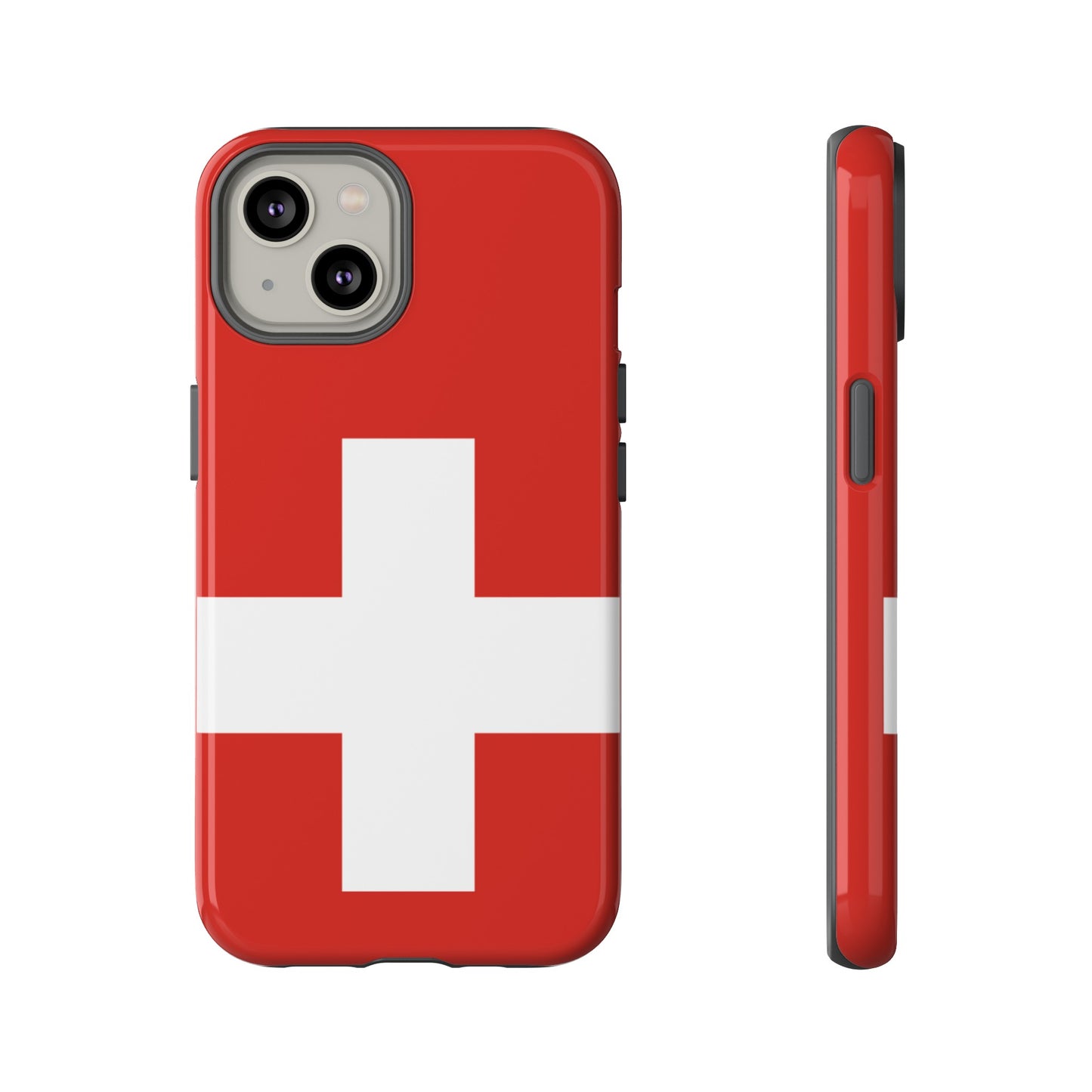 Switzerland Flag Phone Case | iPhone 15 Plus/ Pro, 14, 13, 12| Google Pixel 7, Pro, 5| Samsung Galaxy S23 All Major Phone Models