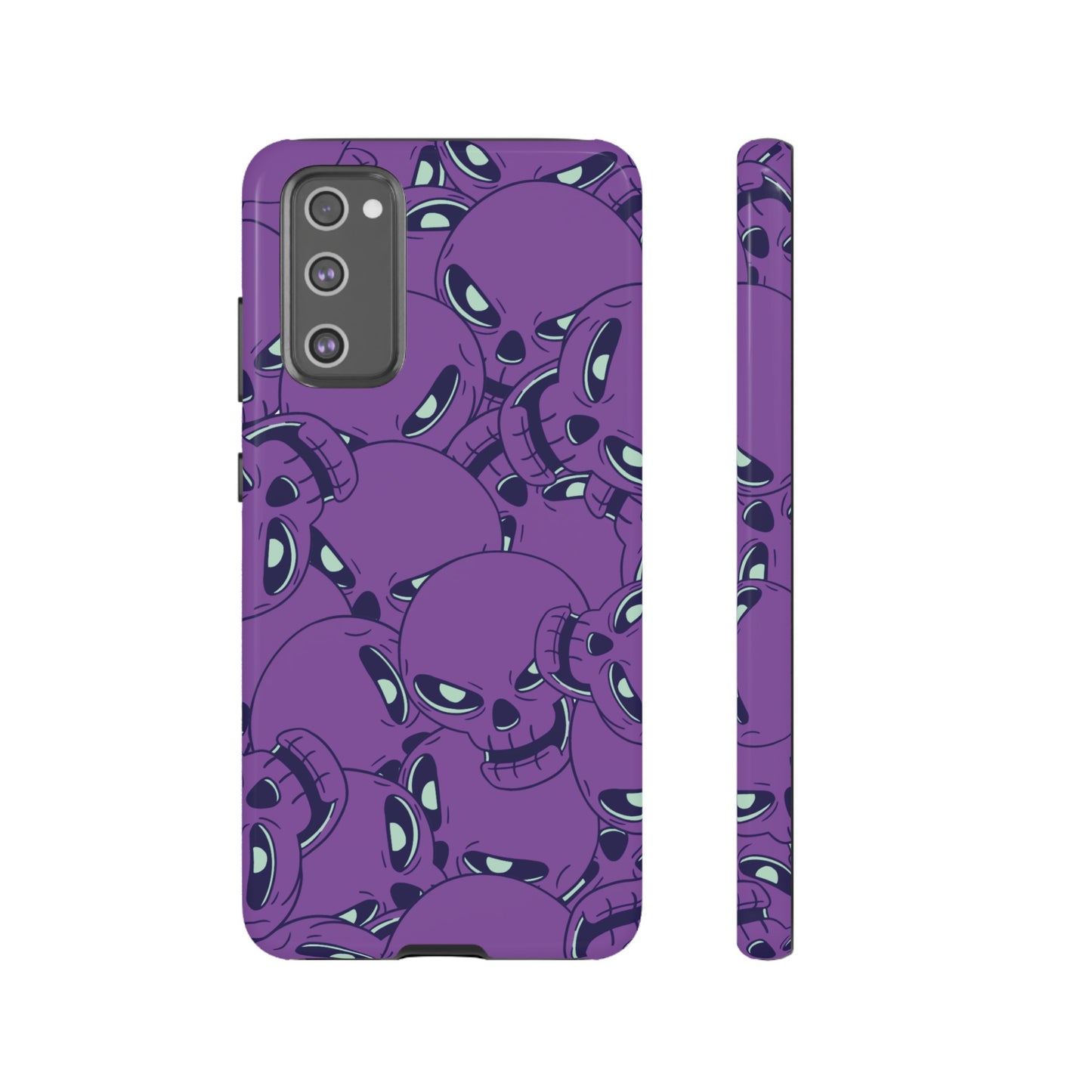 Glowing Skulls Wallpaper Phone Case | iPhone 15 Plus/ Pro, 14, 13, 12| Google Pixel 7, Pro, 5| Samsung Galaxy S23 All Major Phone Models