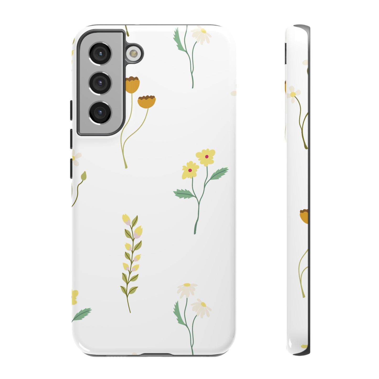 Delicate Floral Wallpaper Phone Case | iPhone 15 Plus/ Pro, 14, 13, 12| Google Pixel 7, Pro, 5| Samsung Galaxy S23 All Major Phone Models