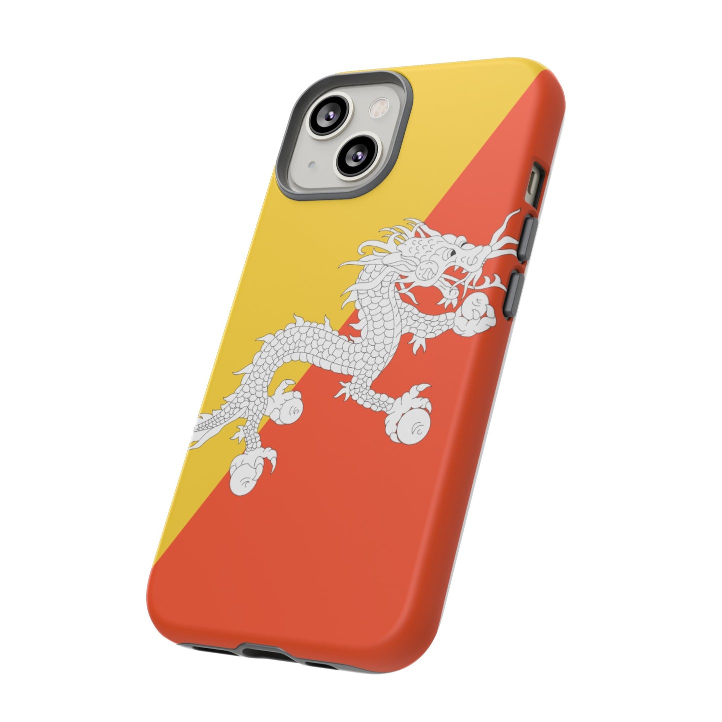 Bhutan Flag Phone Case | iPhone 15 Plus/ Pro, 14, 13, 12| Google Pixel 7, Pro, 5| Samsung Galaxy S23 All Major Phone Models