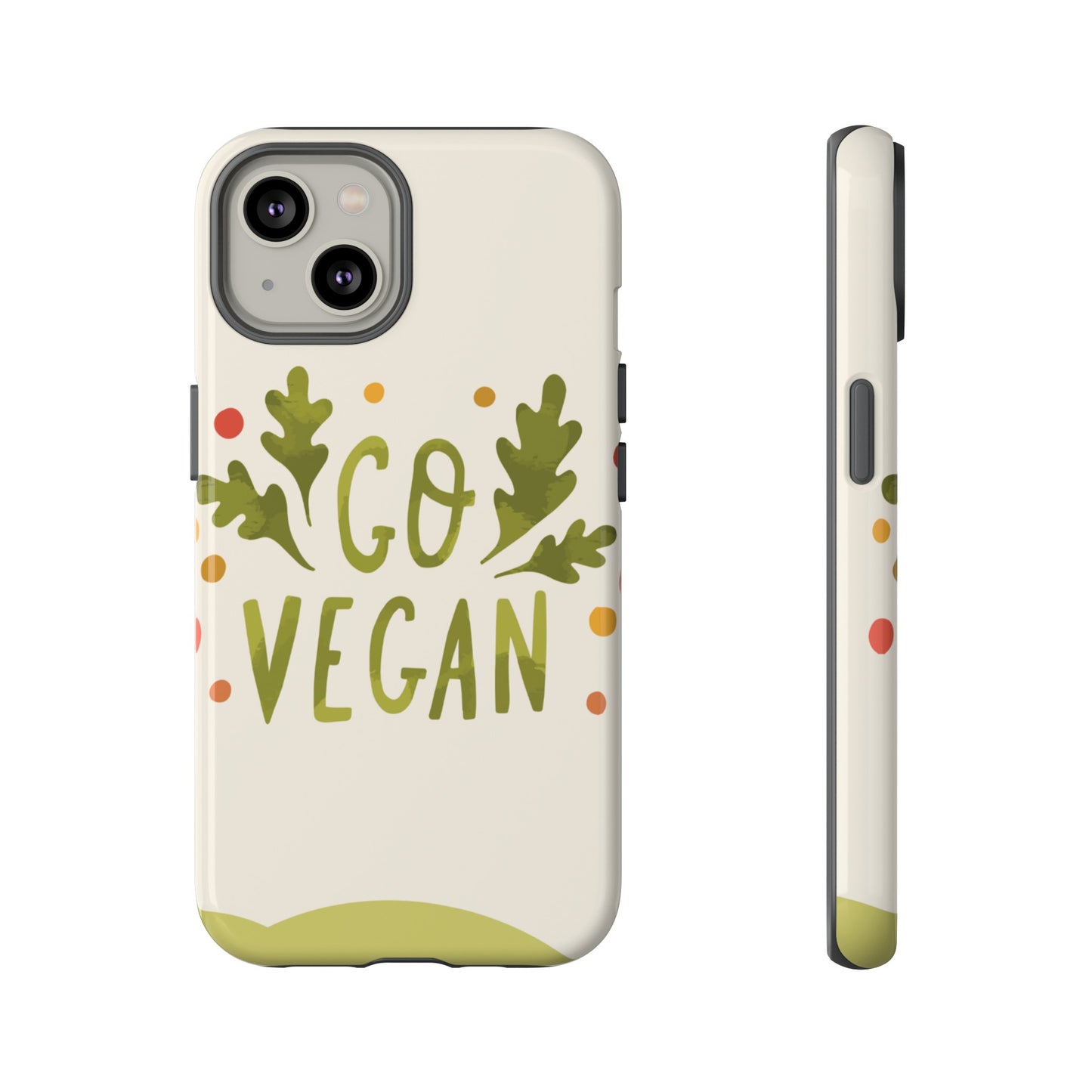 Go Vegan Wallpaper Phone Case | iPhone 15 Plus/ Pro, 14, 13, 12| Google Pixel 7, Pro, 5| Samsung Galaxy S23 All Major Phone Models