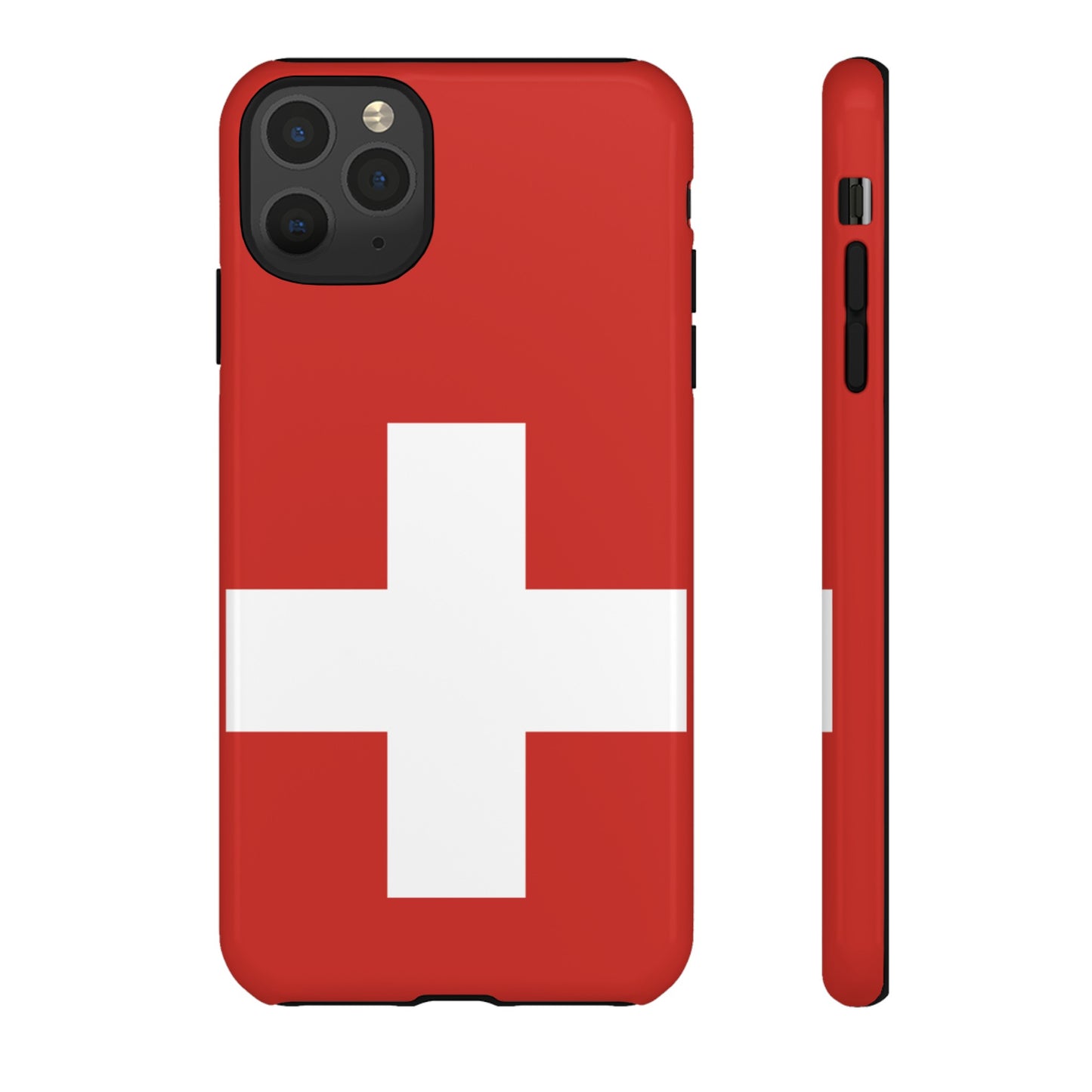 Switzerland Flag Phone Case | iPhone 15 Plus/ Pro, 14, 13, 12| Google Pixel 7, Pro, 5| Samsung Galaxy S23 All Major Phone Models