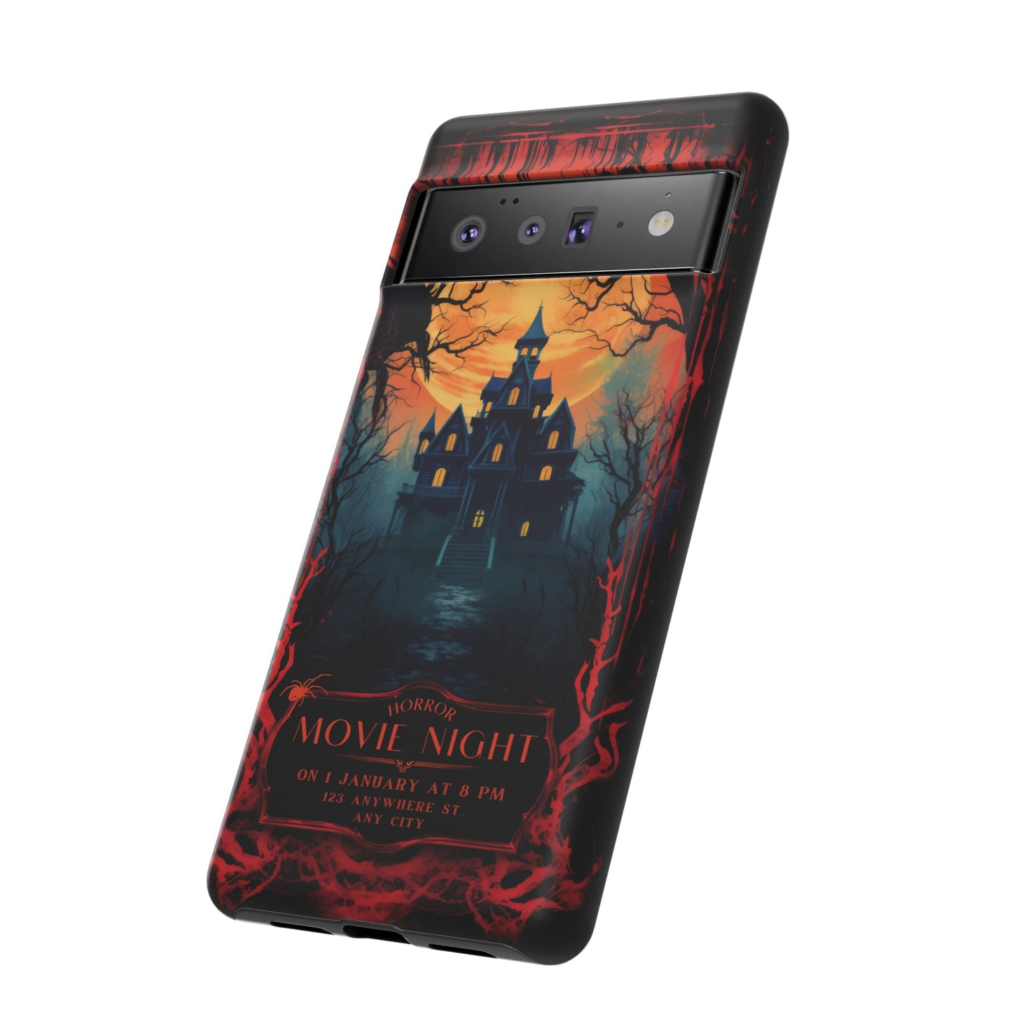 Horror Movie Night Phone Case | iPhone 15 Plus/ Pro, 14, 13, 12| Google Pixel 7, Pro, 5| Samsung Galaxy S23 All Major Phone Models