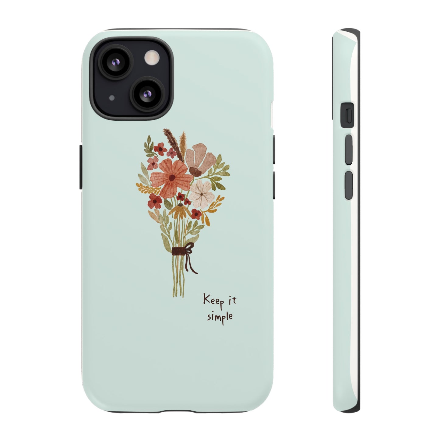 Keep It Simple Wallpaper Phone Case | iPhone 15 Plus/ Pro, 14, 13, 12| Google Pixel 7, Pro, 5| Samsung Galaxy S23 All Major Phone Models