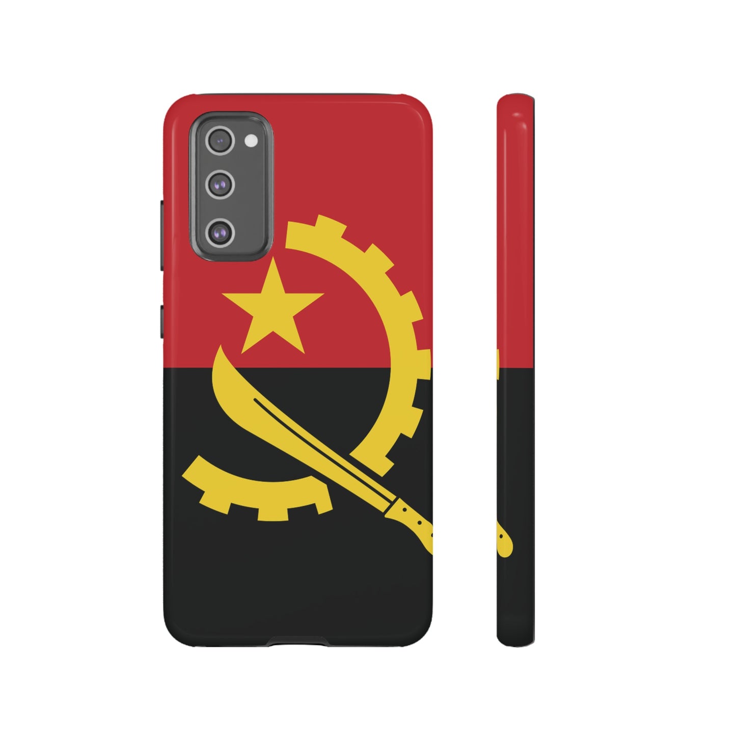 Angola Flag Phone Case | iPhone 15 Plus/ Pro, 14, 13, 12| Google Pixel 7, Pro, 5| Samsung Galaxy S23 All Major Phone Models