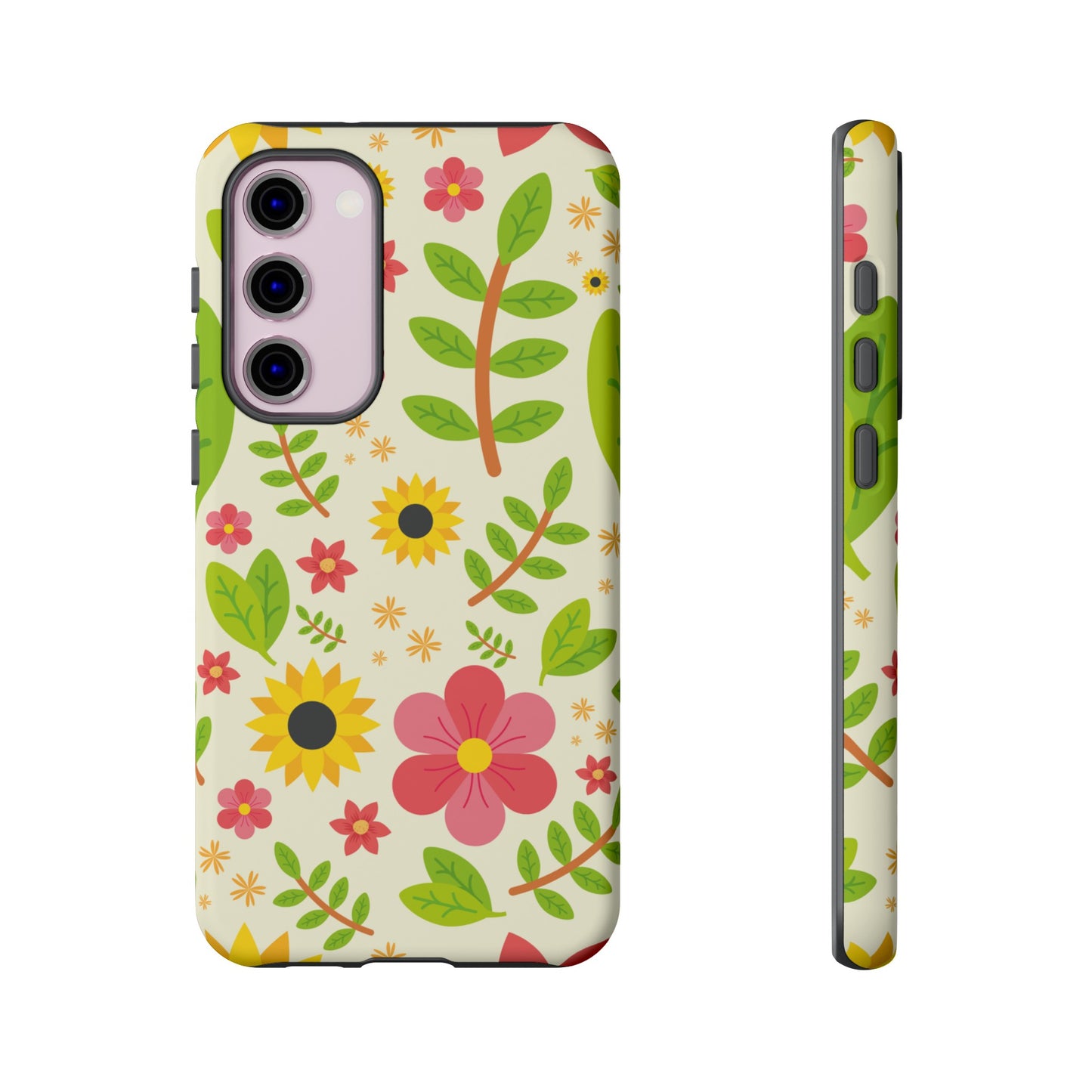 Botanical Flowers Phone Case | iPhone 15 Plus/ Pro, 14, 13, 12| Google Pixel 7, Pro, 5| Samsung Galaxy S23 All Major Phone Models