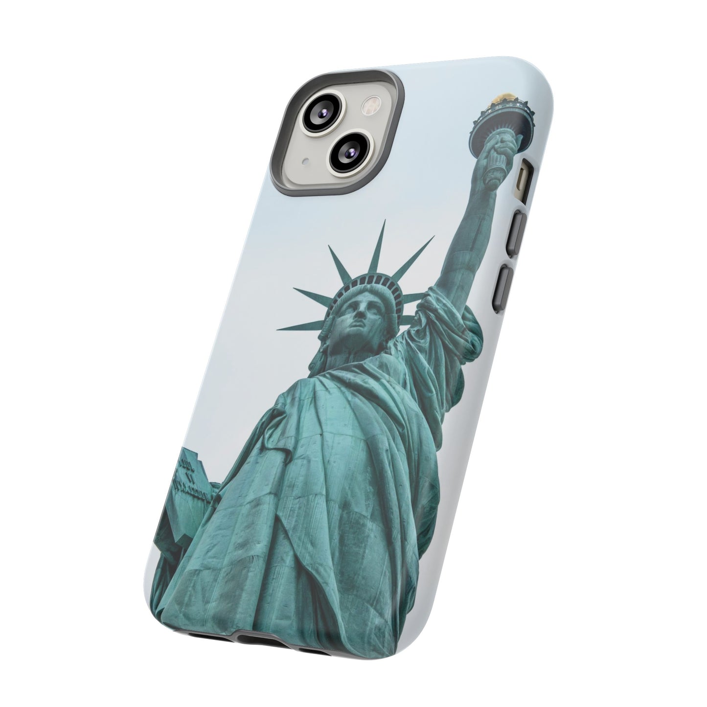 Statue of Liberty Wallpaper Phone Case | iPhone 15 Plus/ Pro, 14, 13, 12| Google Pixel 7, Pro, 5| Samsung Galaxy S23 All Major Phone Models