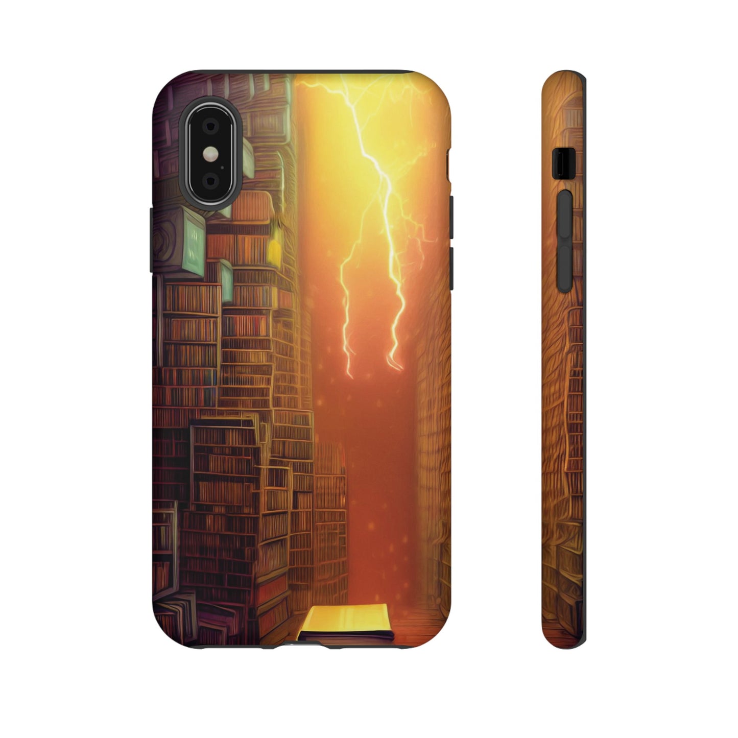 Lightning in the Library Wallpaper Phone Case | iPhone 15 Plus/ Pro, 14, 13, 12| Google Pixel 7, Pro, 5| Samsung Galaxy S23 All Major Phone Models