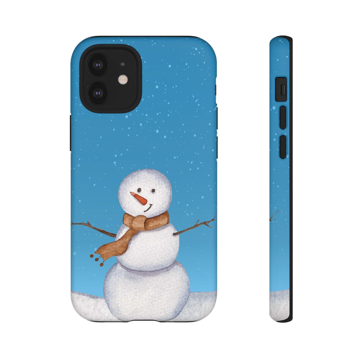 Snowman Wallpaper Phone Case | iPhone 15 Plus/ Pro, 14, 13, 12| Google Pixel 7, Pro, 5| Samsung Galaxy S23 All Major Phone Models