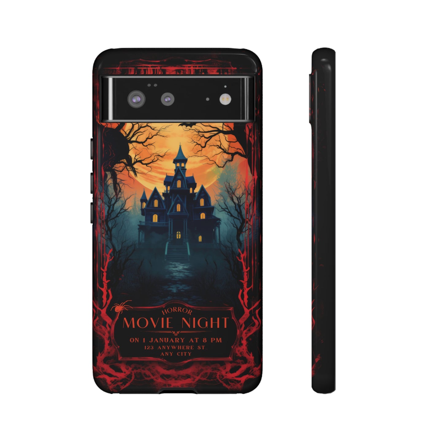 Horror Movie Night Phone Case | iPhone 15 Plus/ Pro, 14, 13, 12| Google Pixel 7, Pro, 5| Samsung Galaxy S23 All Major Phone Models