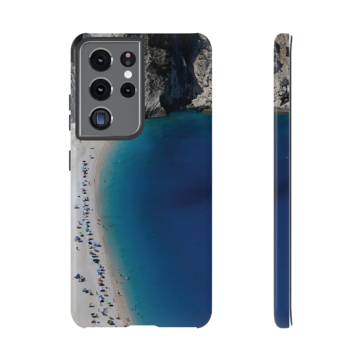 Blue Beach Wallpaper Phone Case | iPhone 15 Plus/ Pro, 14, 13, 12| Google Pixel 7, Pro, 5| Samsung Galaxy S23 All Major Phone Models