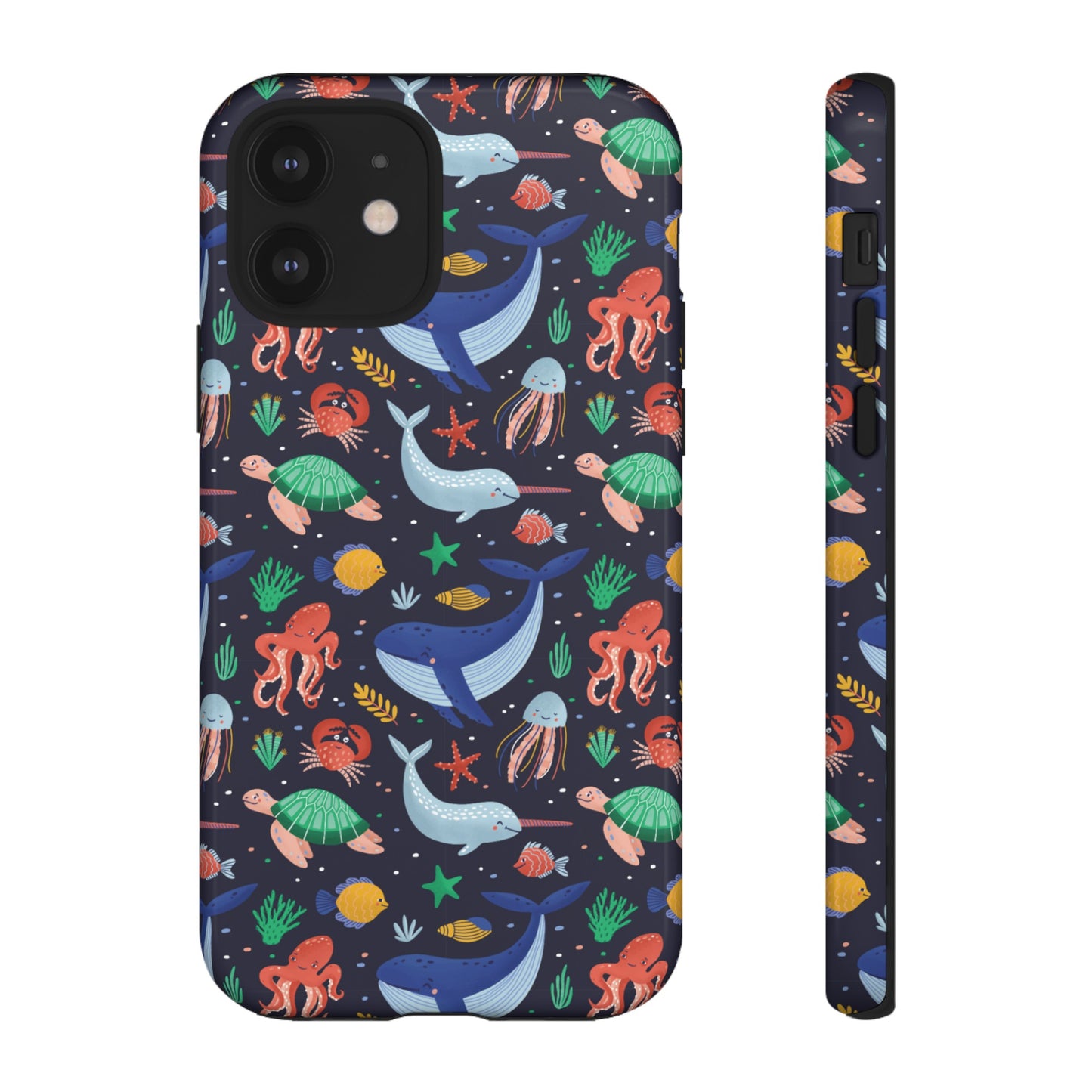 Sea Creatures Wallpaper Phone Case | iPhone 15 Plus/ Pro, 14, 13, 12| Google Pixel 7, Pro, 5| Samsung Galaxy S23 All Major Phone Models