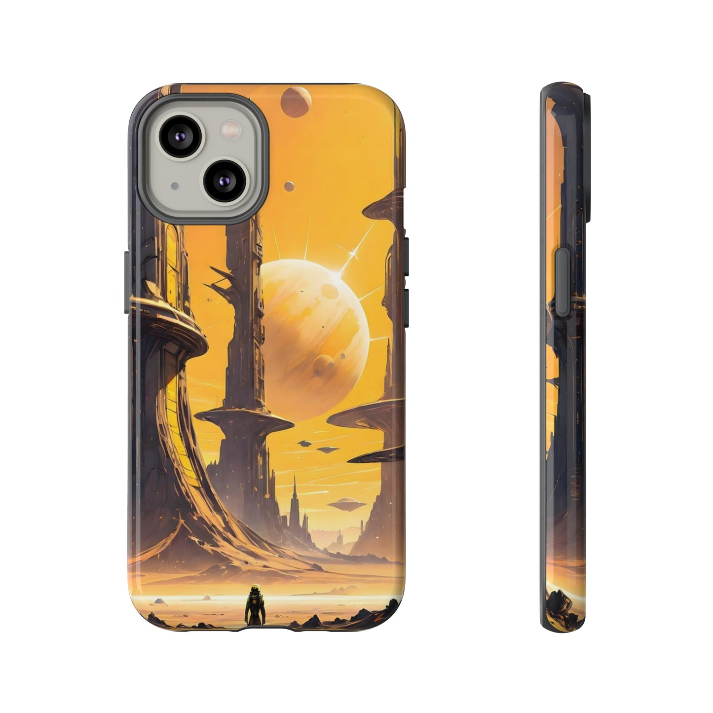 Distant Planets Sci Fi Wallpaper Phone Case | iPhone 15 Plus/ Pro, 14, 13, 12| Google Pixel 7, Pro, 5| Samsung Galaxy S23 All Major Phone Models