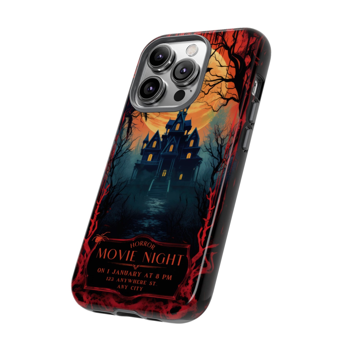 Horror Movie Night Phone Case | iPhone 15 Plus/ Pro, 14, 13, 12| Google Pixel 7, Pro, 5| Samsung Galaxy S23 All Major Phone Models