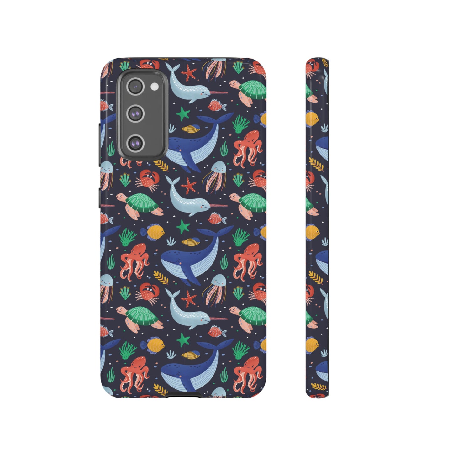 Sea Creatures Wallpaper Phone Case | iPhone 15 Plus/ Pro, 14, 13, 12| Google Pixel 7, Pro, 5| Samsung Galaxy S23 All Major Phone Models