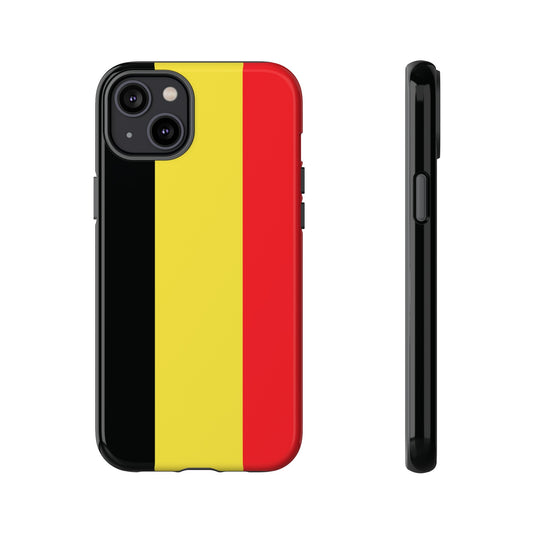 Belgium Flag Phone Case | iPhone 15 Plus/ Pro, 14, 13, 12| Google Pixel 7, Pro, 5| Samsung Galaxy S23 All Major Phone Models