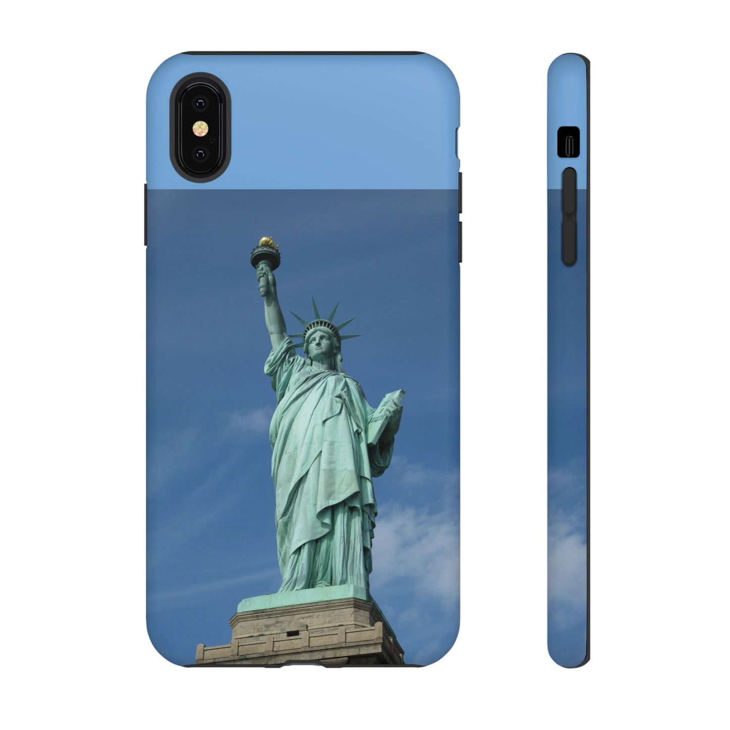 Statue Of Liberty Wallpaper Phone Case | iPhone 15 Plus/ Pro, 14, 13, 12| Google Pixel 7, Pro, 5| Samsung Galaxy S23 All Major Phone Models