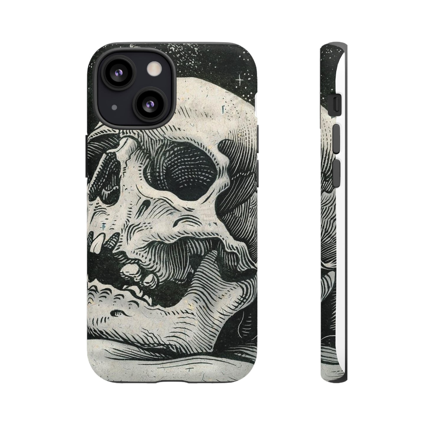 Skull Wallpaper Phone Case | iPhone 15 Plus/ Pro, 14, 13, 12| Google Pixel 7, Pro, 5| Samsung Galaxy S23 All Major Phone Models