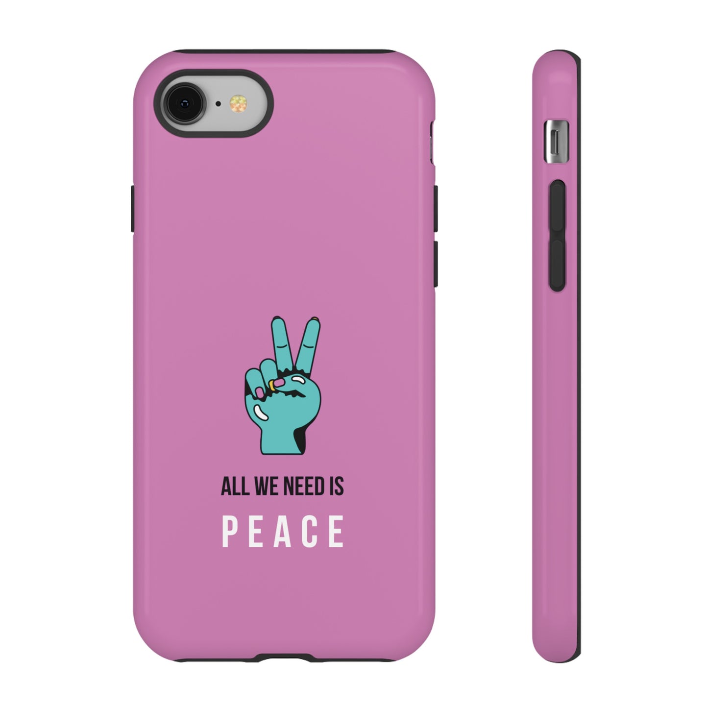 All We Need Is Peace Wallpaper Phone Case | iPhone 15 Plus/ Pro, 14, 13, 12| Google Pixel 7, Pro, 5| Samsung Galaxy S23 All Major Phone Models