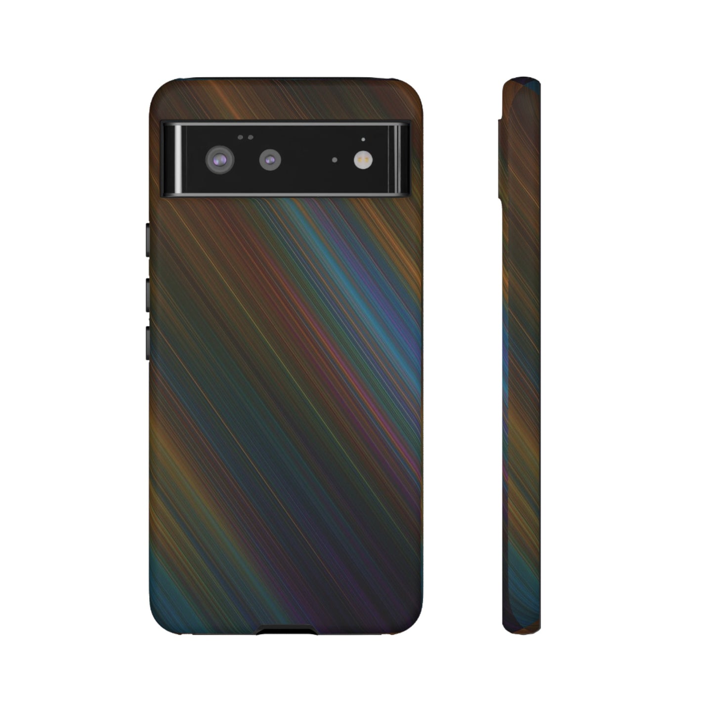 Slanted Rainbow Wallpaper Phone Case | iPhone 15 Plus/ Pro, 14, 13, 12| Google Pixel 7, Pro, 5| Samsung Galaxy S23 All Major Phone Models