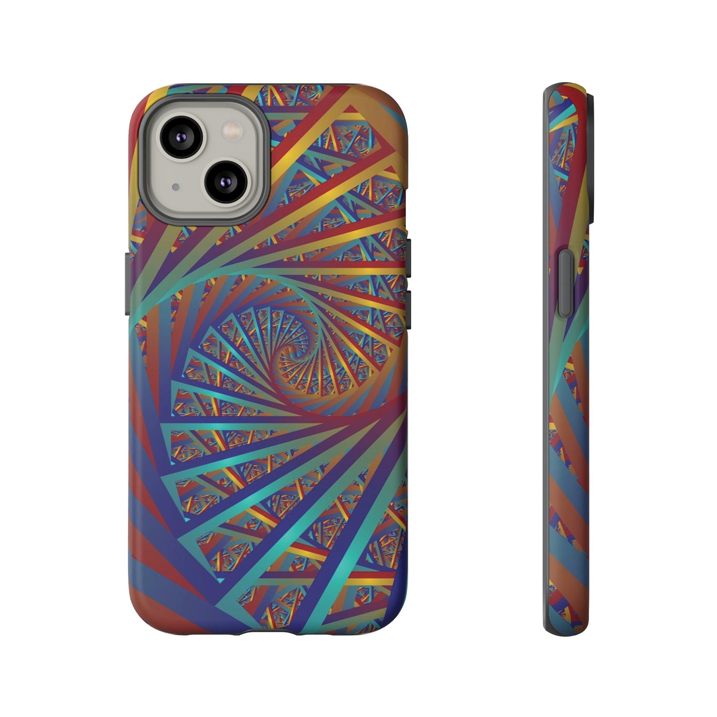 Colourful Spiral Wallpaper Phone Case | iPhone 15 Plus/ Pro, 14, 13, 12| Google Pixel 7, Pro, 5| Samsung Galaxy S23 All Major Phone Models