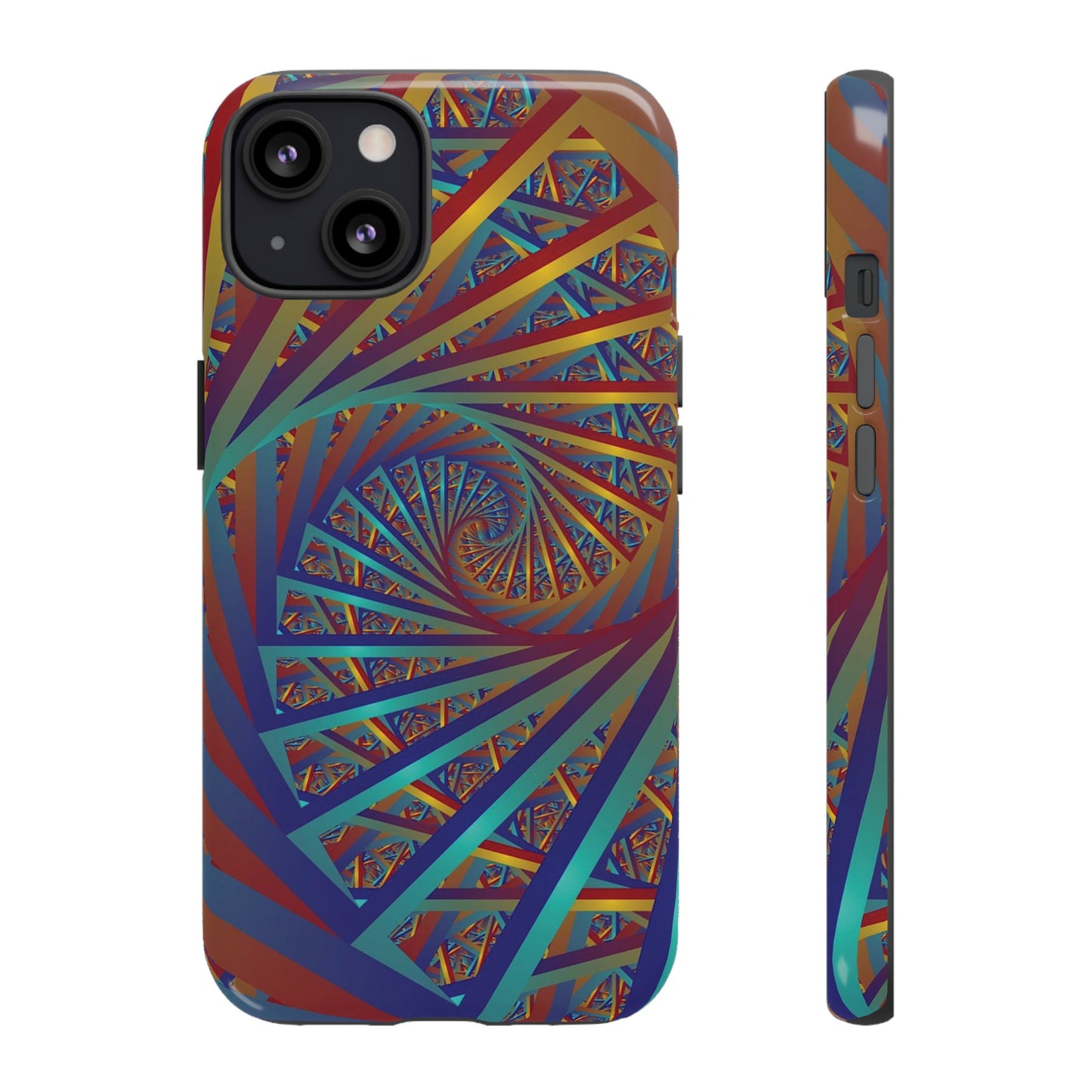 Colourful Spiral Wallpaper Phone Case | iPhone 15 Plus/ Pro, 14, 13, 12| Google Pixel 7, Pro, 5| Samsung Galaxy S23 All Major Phone Models