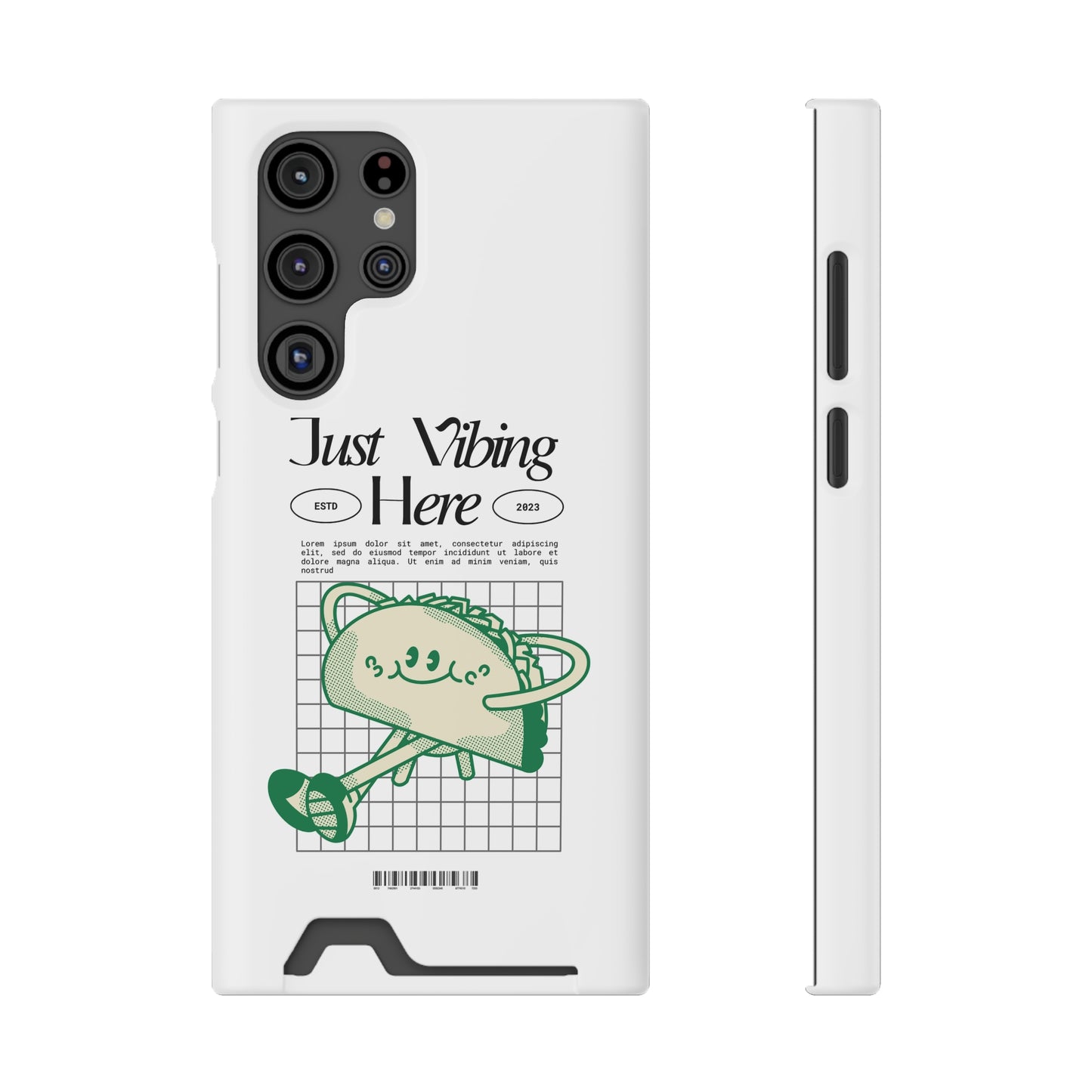 Just Vibing Here Phone Case | iPhone 15 Plus/ Pro, 14, 13, 12|Samsung Galaxy Models