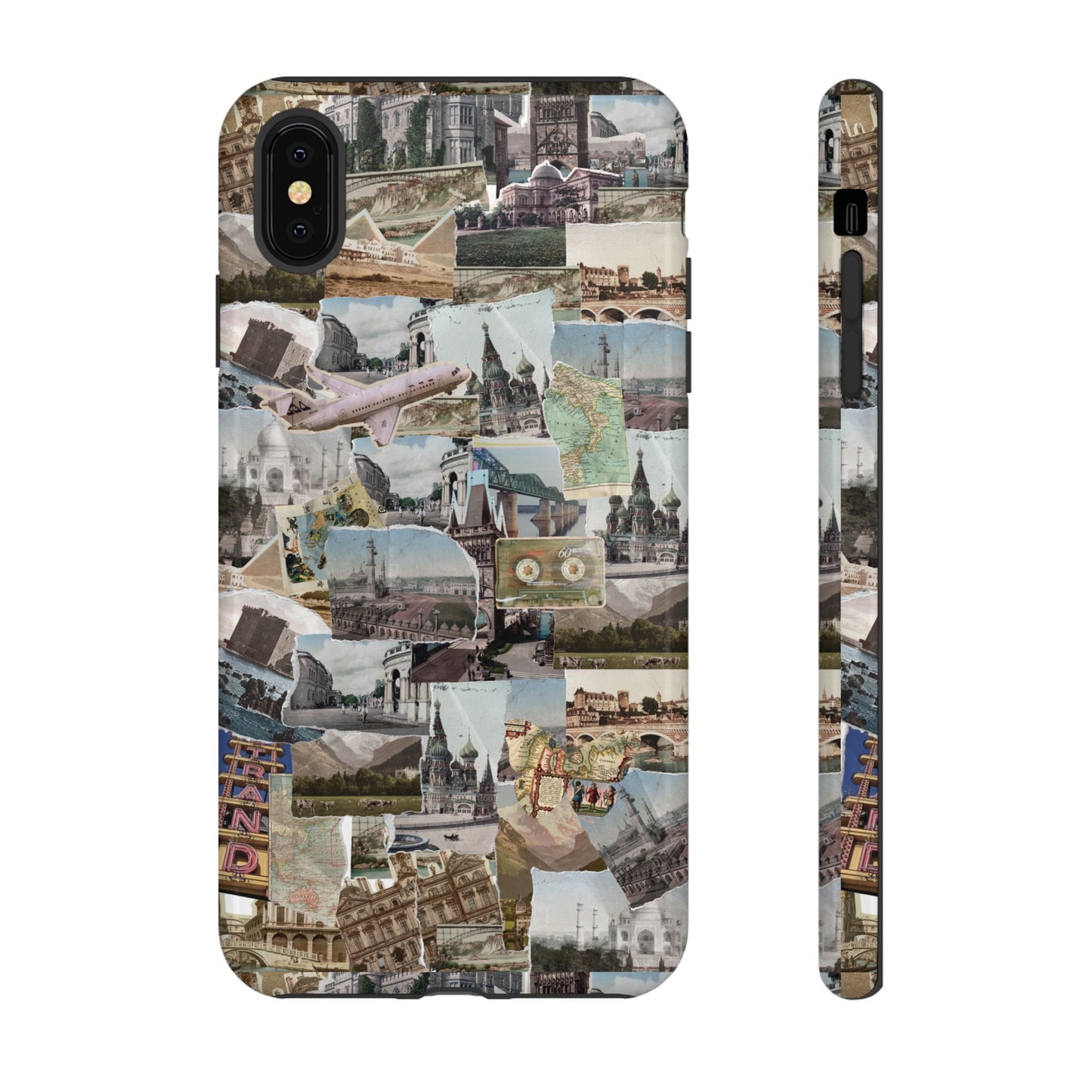 Travel Collage Wallpaper Phone Case | iPhone 15 Plus/ Pro, 14, 13, 12| Google Pixel 7, Pro, 5| Samsung Galaxy S23 All Major Phone Models