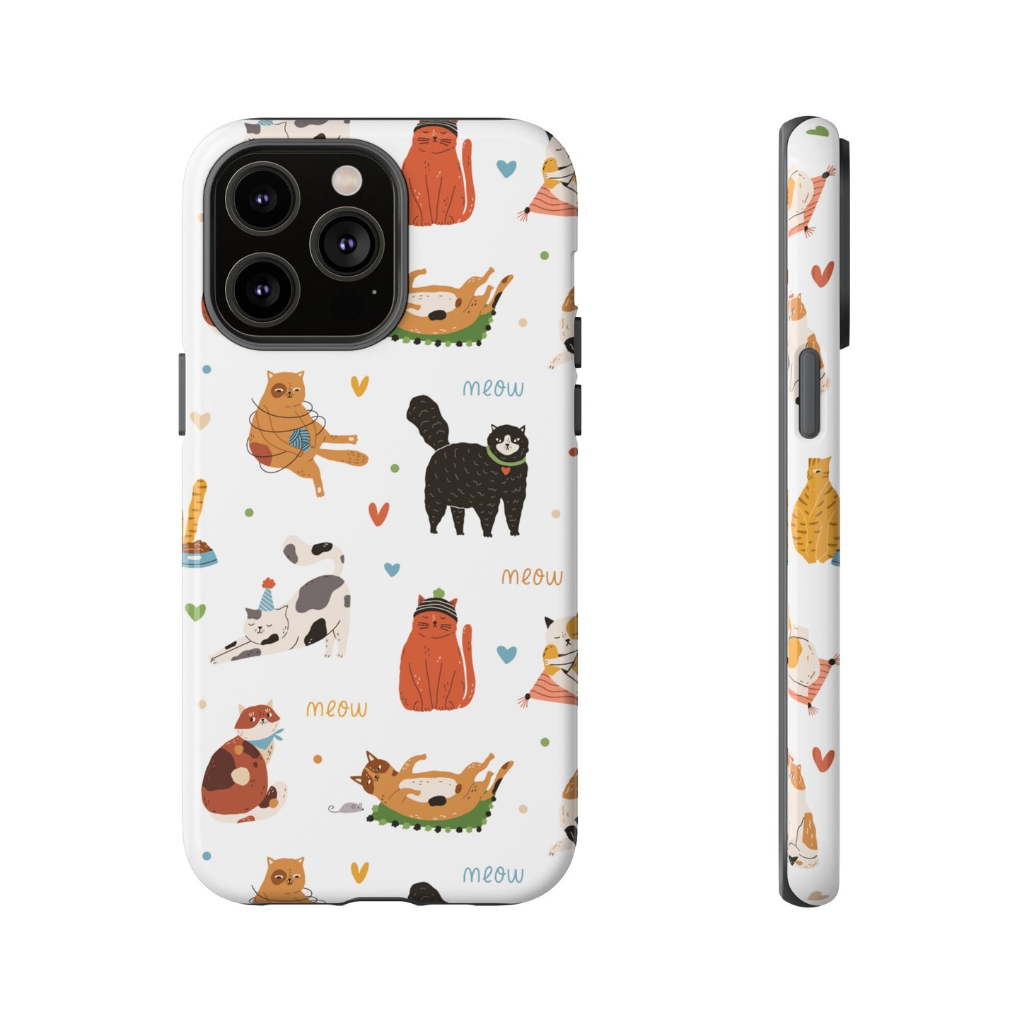 Collage of Cats Wallpaper Phone Case | iPhone 15 Plus/ Pro, 14, 13, 12| Google Pixel 7, Pro, 5| Samsung Galaxy S23 All Major Phone Models