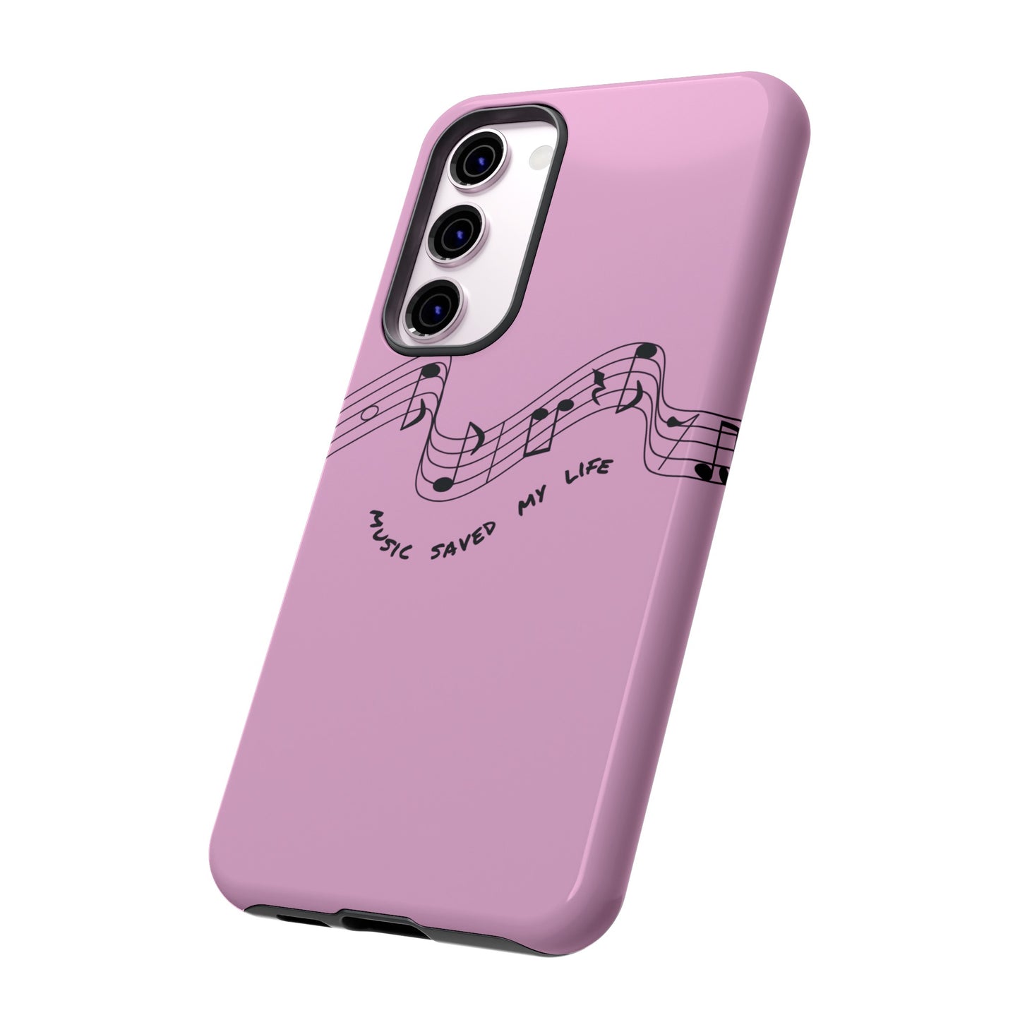 Music Saved My Life Wallpaper Phone Case | iPhone 15 Plus/ Pro, 14, 13, 12| Google Pixel 7, Pro, 5| Samsung Galaxy S23 All Major Phone Models