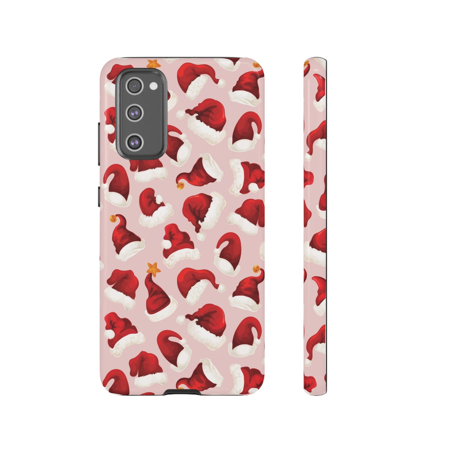 Christmas Hat Wallpaper Phone Case | iPhone 15 Plus/ Pro, 14, 13, 12| Google Pixel 7, Pro, 5| Samsung Galaxy S23 All Major Phone Models