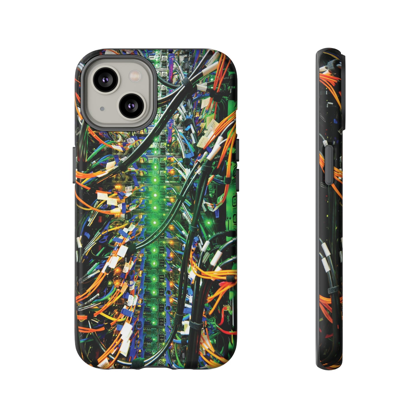 Green Computer Circuitboard Wallpaper Phone Case | iPhone 15 Plus/ Pro, 14, 13, 12| Google Pixel 7, Pro, 5| Samsung Galaxy S23 All Major Phone Models