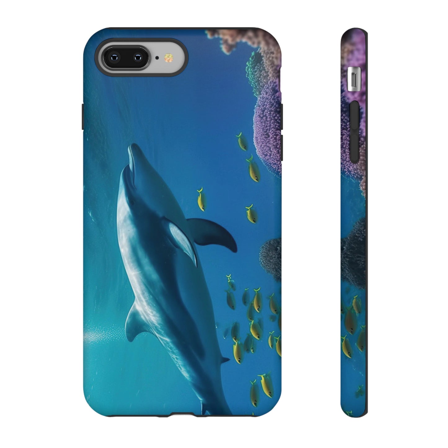 Dolphin Wallpaper Phone Case | iPhone 15 Plus/ Pro, 14, 13, 12| Google Pixel 7, Pro, 5| Samsung Galaxy S23 All Major Phone Models