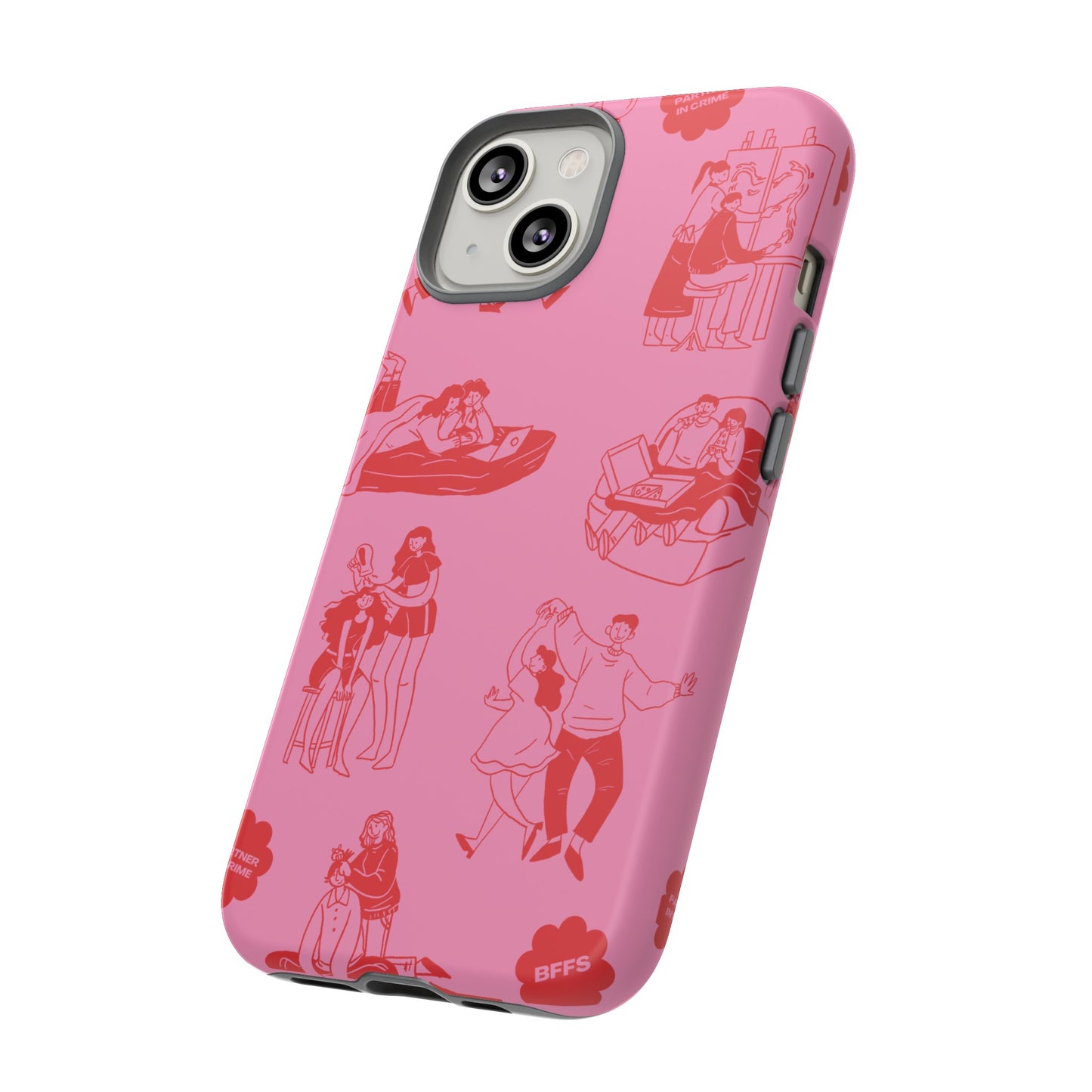 Pink Valentine's Day Wallpaper Phone Case | iPhone 15 Plus/ Pro, 14, 13, 12| Google Pixel 7, Pro, 5| Samsung Galaxy S23 All Major Phone Models