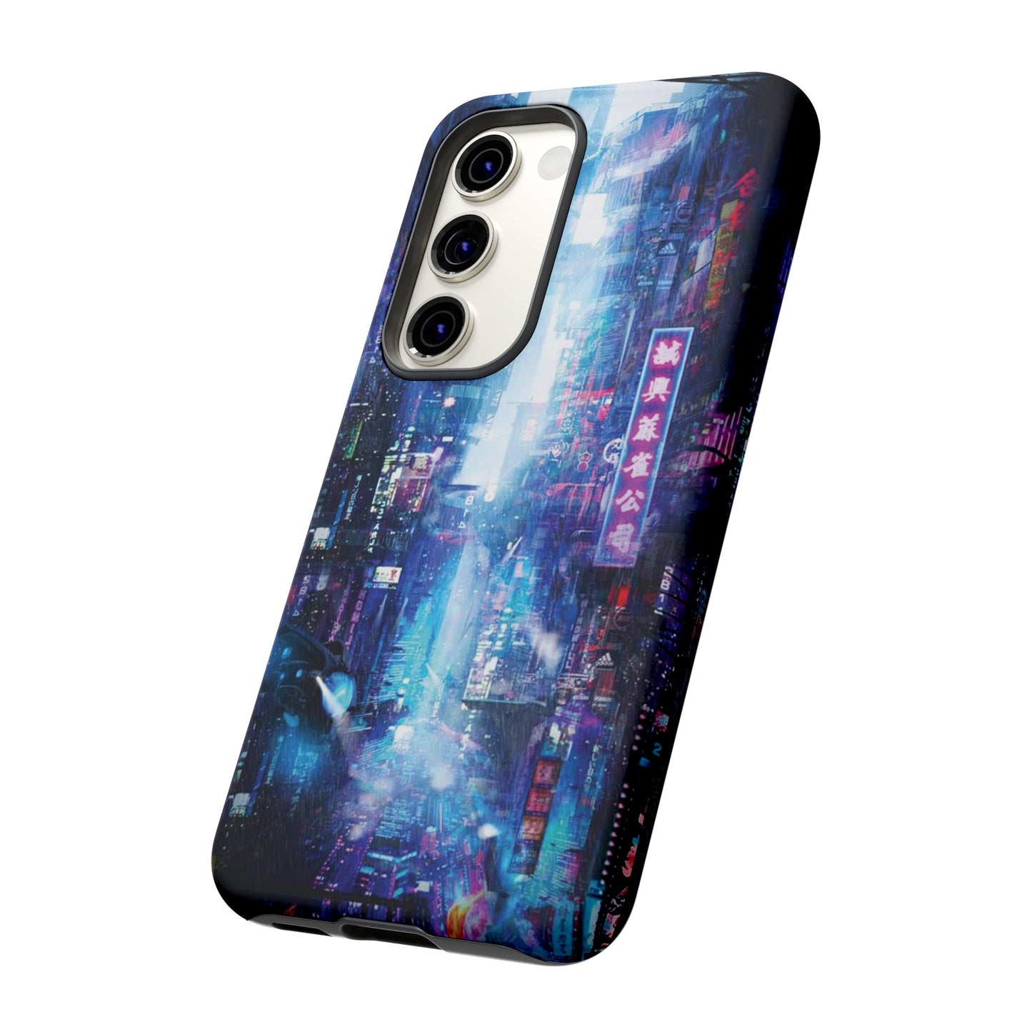 Night Life Futuristic City Wallpaper Phone Case | iPhone 15 Plus/ Pro, 14, 13, 12| Google Pixel 7, Pro, 5| Samsung Galaxy S23 All Major Phone Models