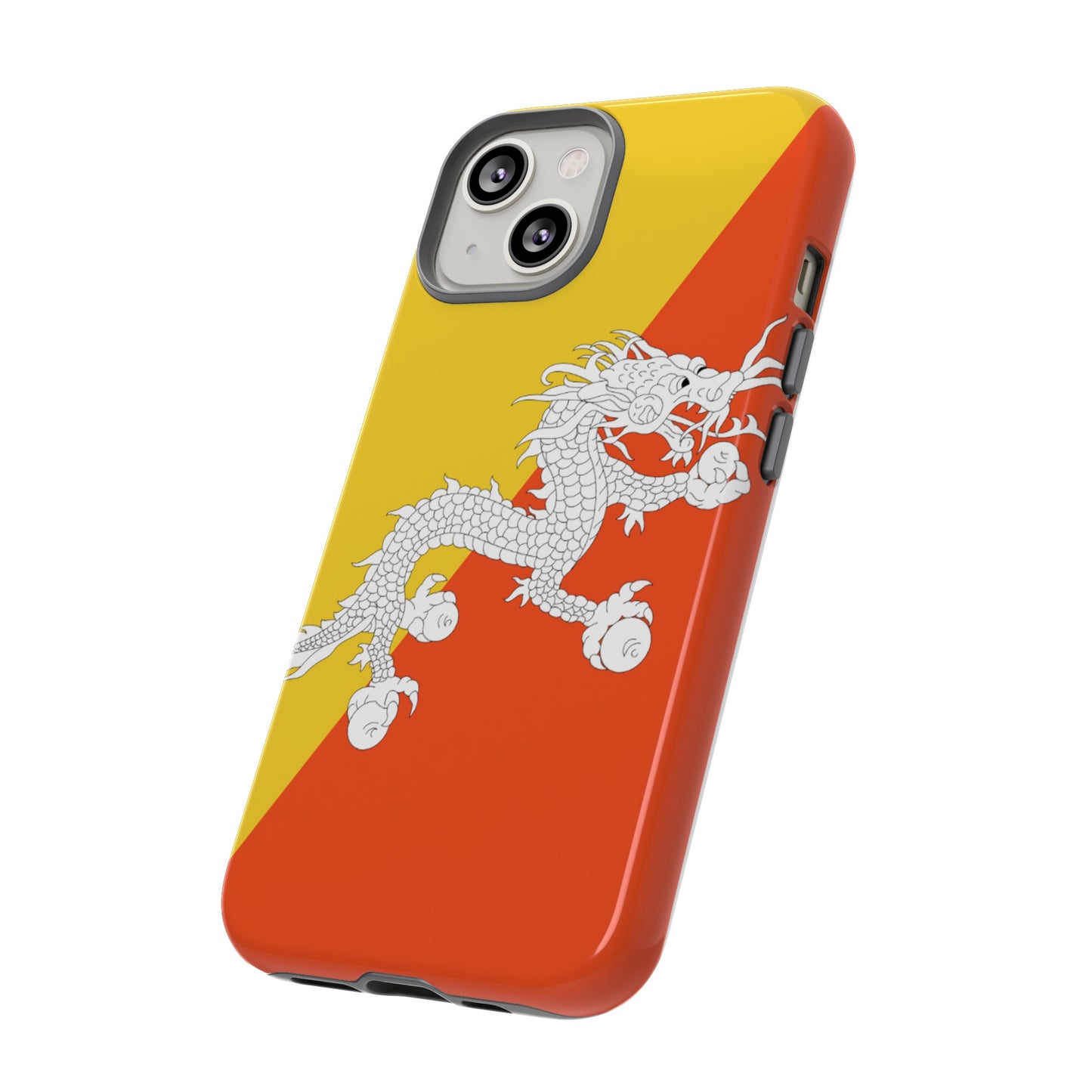 Bhutan Flag Phone Case | iPhone 15 Plus/ Pro, 14, 13, 12| Google Pixel 7, Pro, 5| Samsung Galaxy S23 All Major Phone Models