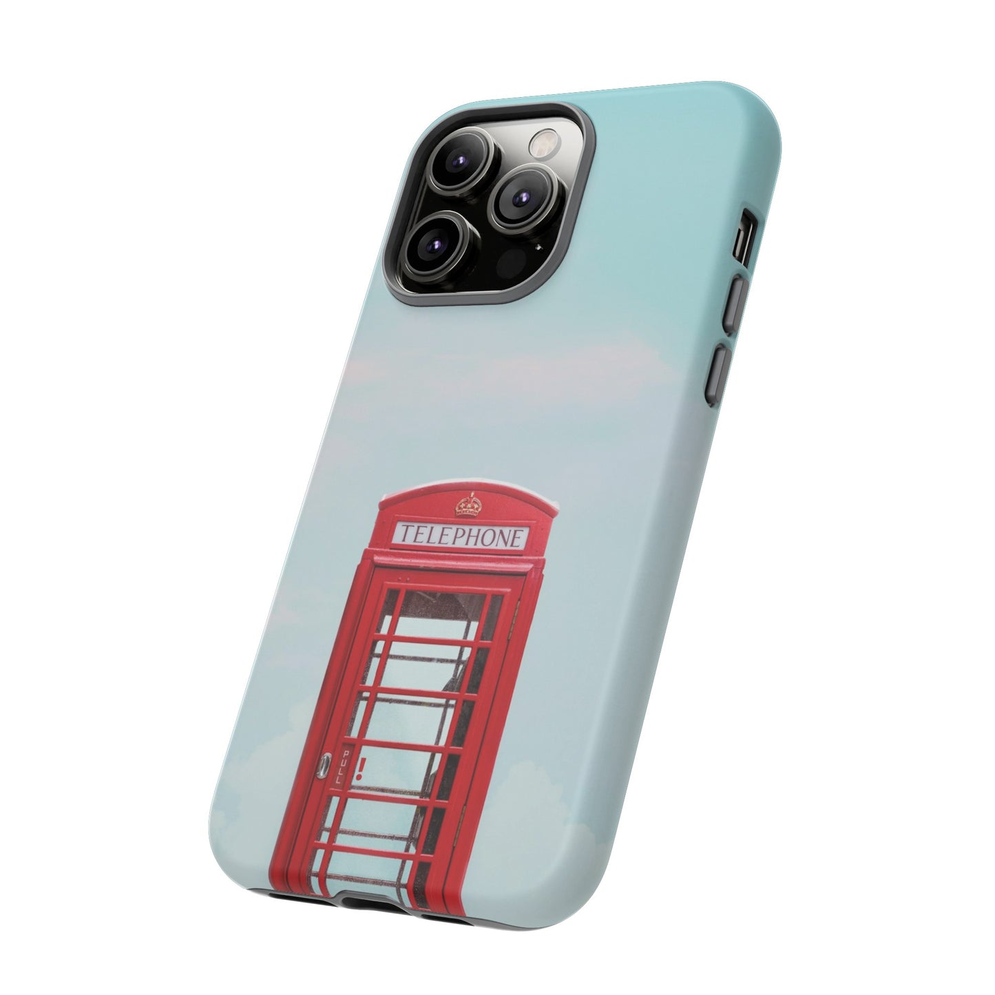 Telephone Booth Wallpaper Phone Case |iPhone 15 Plus/ Pro, 14, 13, 12|Google Pixel 7, Pro, 5| Samsung Galaxy S23 All Major Phone Models