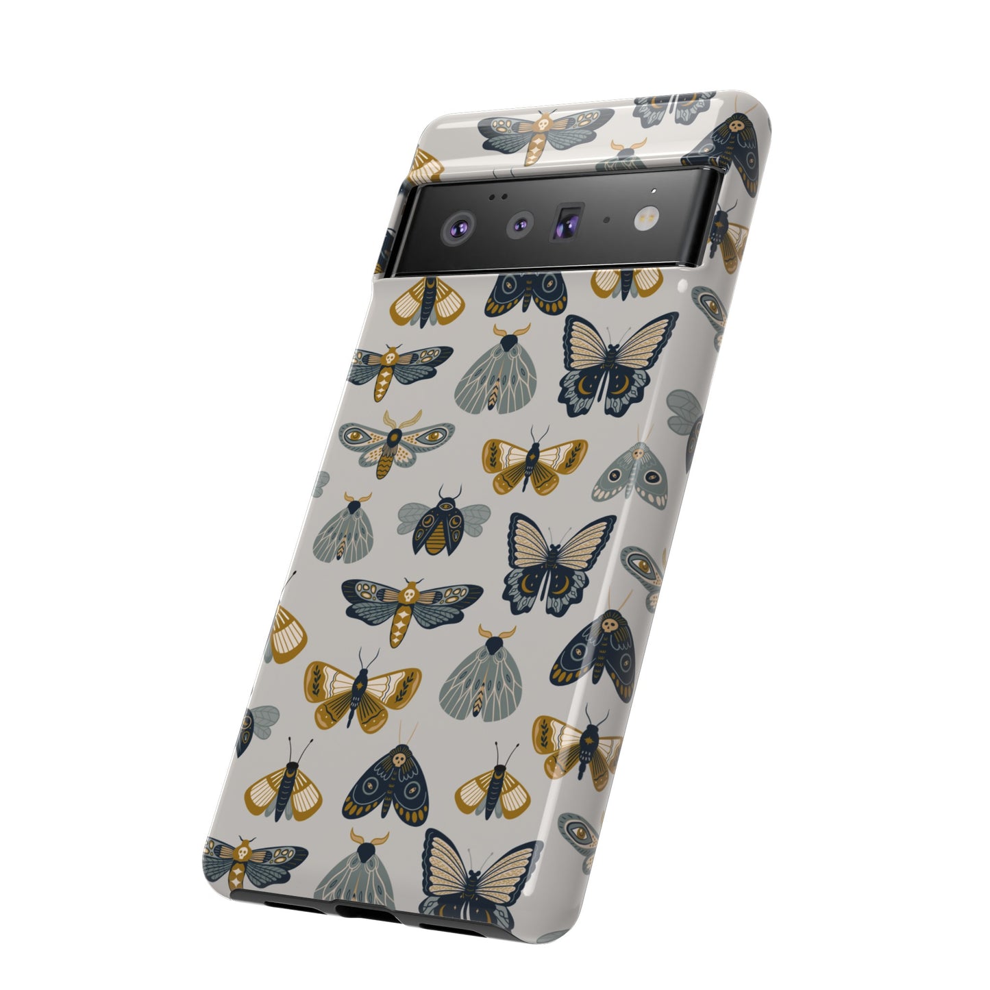 Butterfly and Moth Wallpaper Phone Case | iPhone 15 Plus/ Pro, 14, 13, 12| Google Pixel 7, Pro, 5| Samsung Galaxy S23 All Major Phone Models