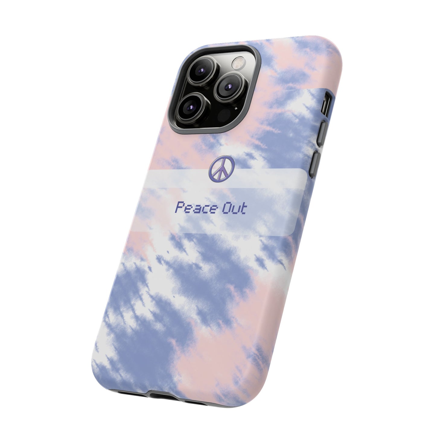 Peace Out Wallpaper Phone Case | iPhone 15 Plus/ Pro, 14, 13, 12| Google Pixel 7, Pro, 5| Samsung Galaxy S23 All Major Phone Models