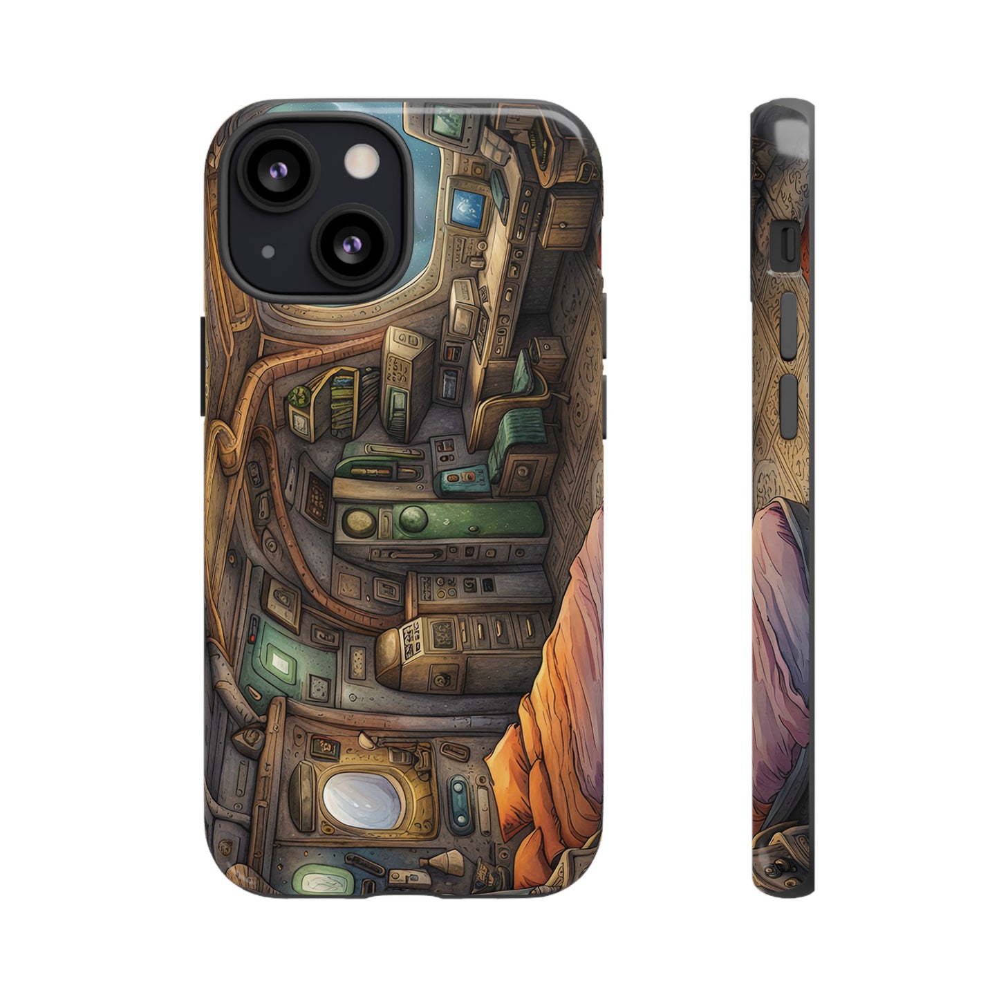 Cosy Spaceship Wallpaper Phone Case | iPhone 15 Plus/ Pro, 14, 13, 12| Google Pixel 7, Pro, 5| Samsung Galaxy S23 All Major Phone Models