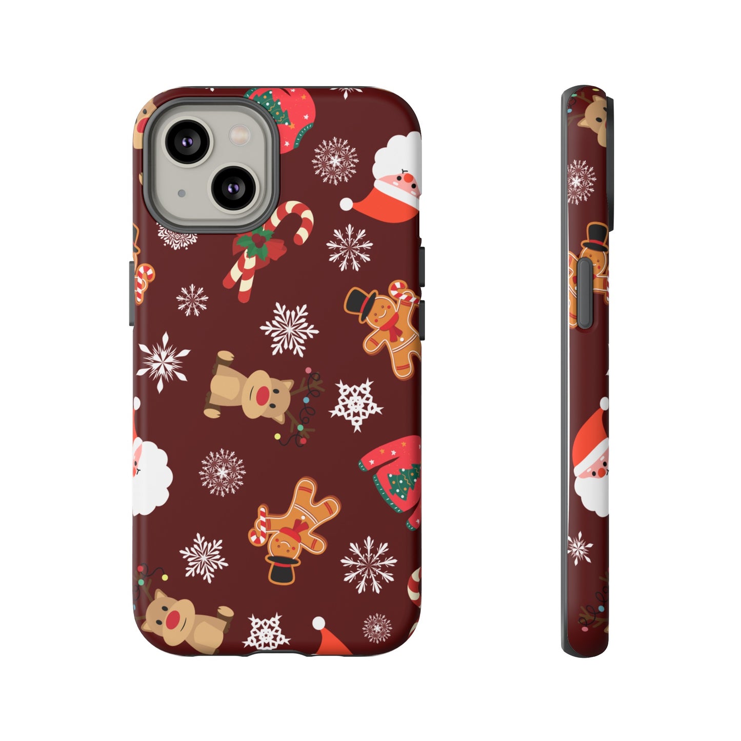 Festive Christmas Wallpaper Phone Case | iPhone 15 Plus/ Pro, 14, 13, 12| Google Pixel 7, Pro, 5| Samsung Galaxy S23 All Major Phone Models