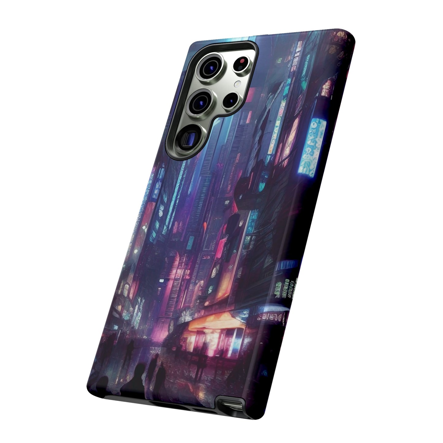 Futuristic Sci-Fi City Wallpaper Phone Case | iPhone 15 Plus/ Pro, 14, 13, 12| Google Pixel 7, Pro, 5| Samsung Galaxy S23 All Major Phone Models